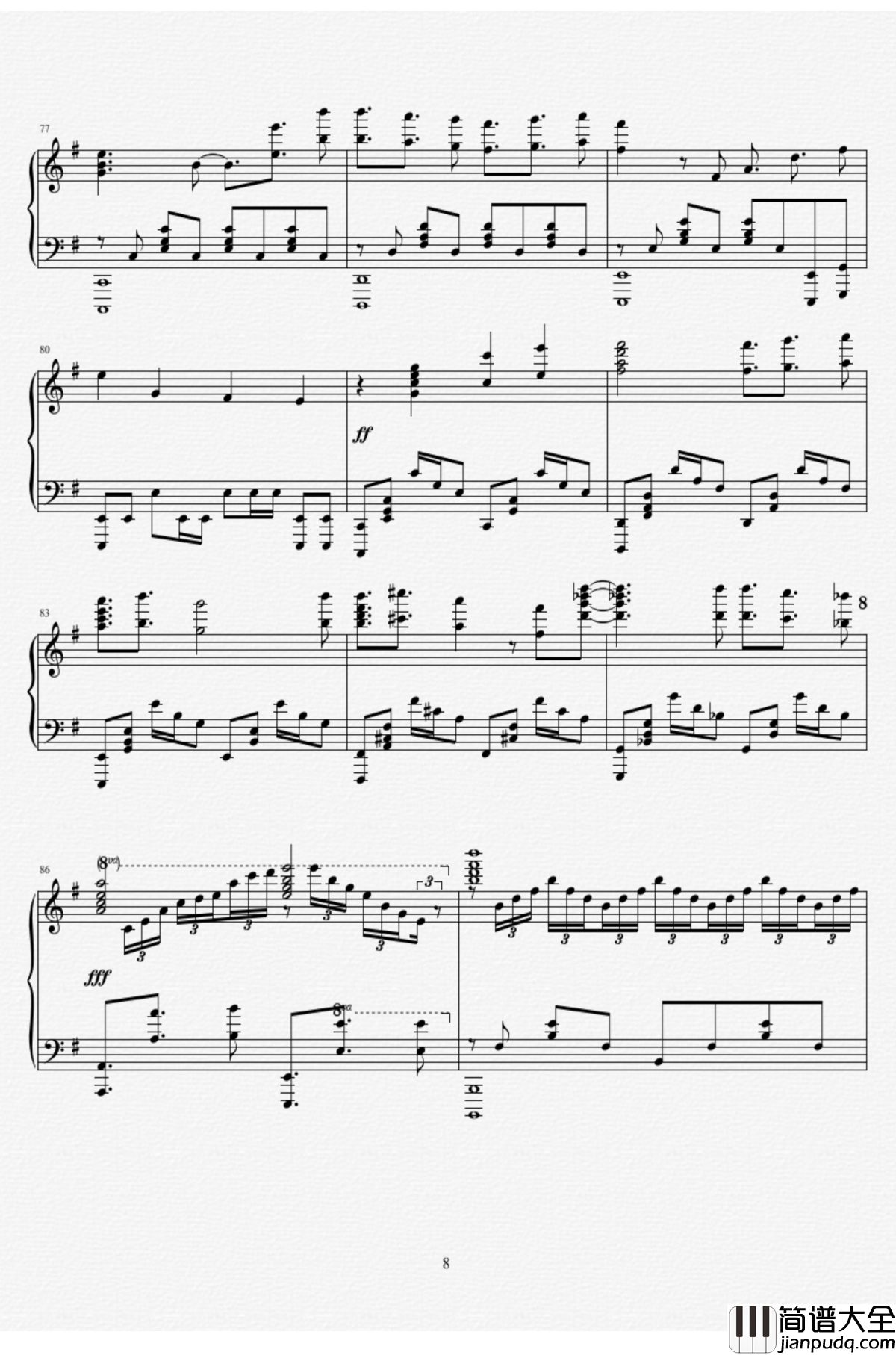 re_awake钢琴谱_命运石之门0_Steins_Gate_0_阿保刚