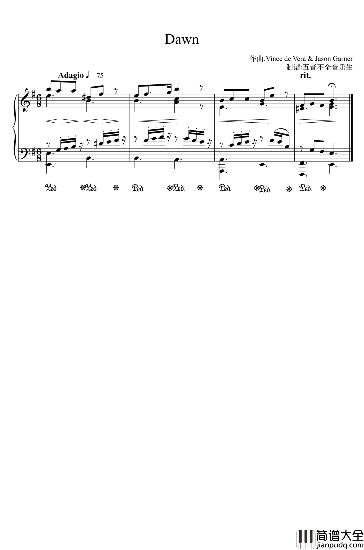 饥荒钢琴谱_Don’t_Starve_Together