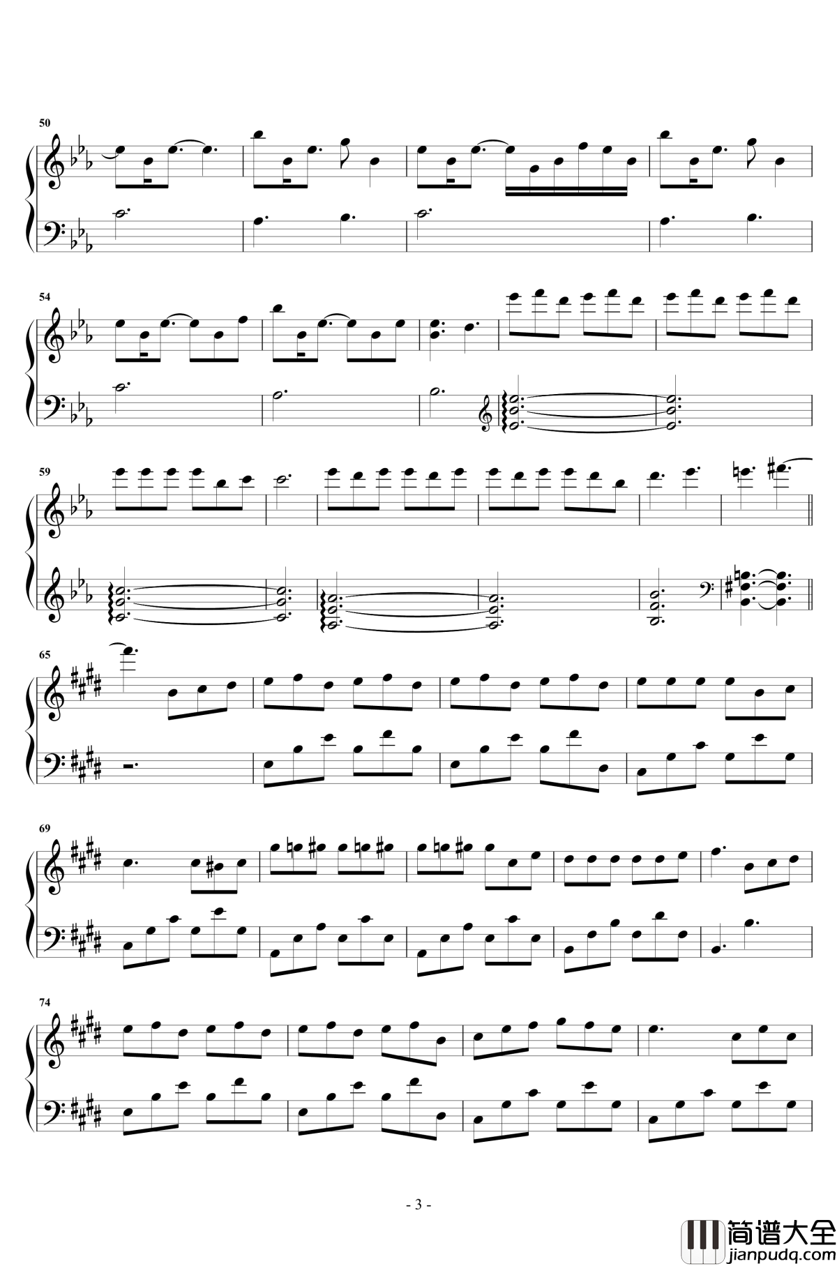 小半钢琴谱_周锐