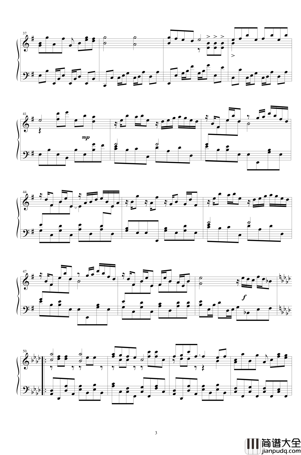 幽灵乐团_~_Phantom_Ensemble钢琴谱_东方妖妖梦_东方project