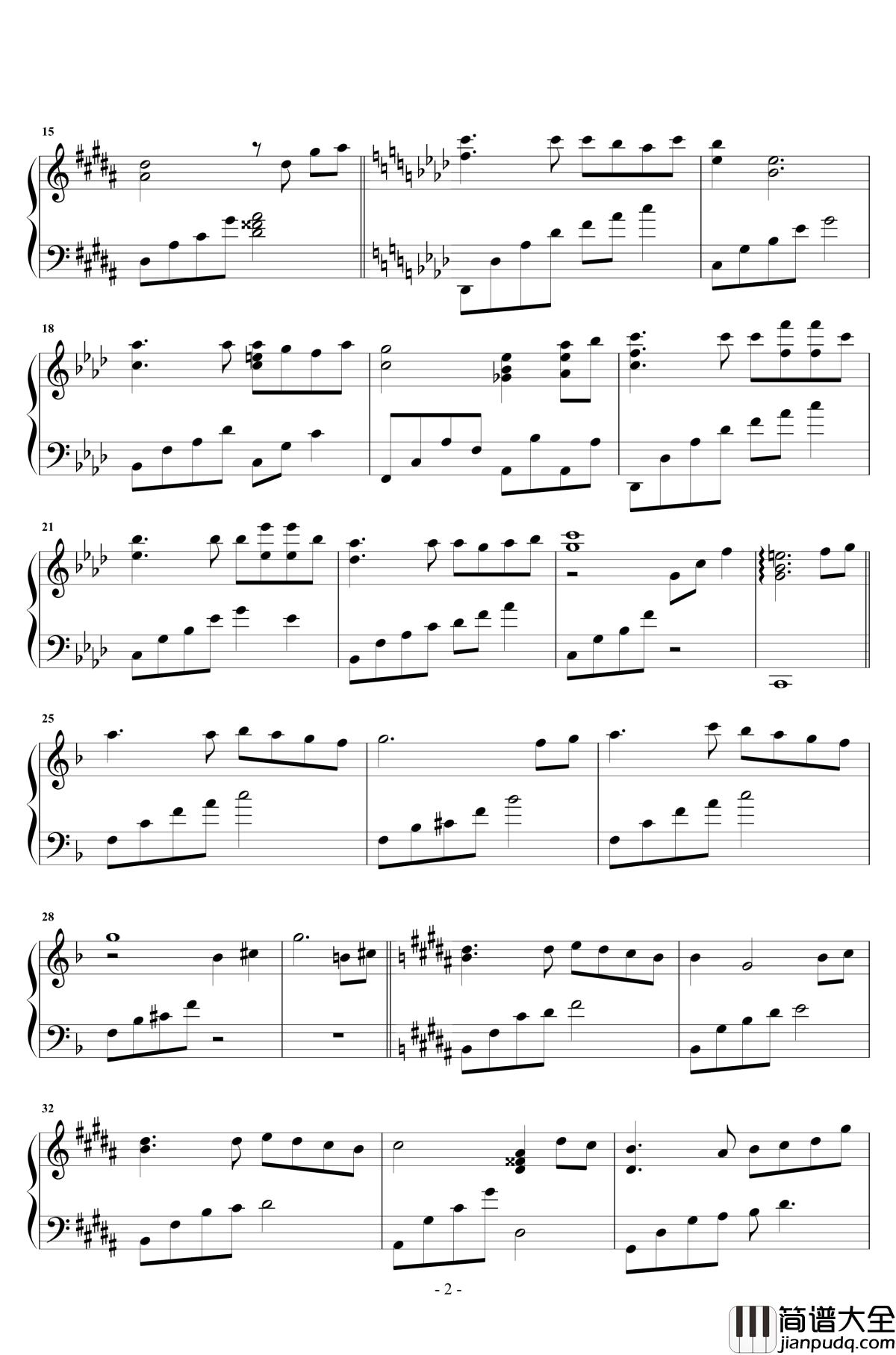 来不及勇敢钢琴谱_周深