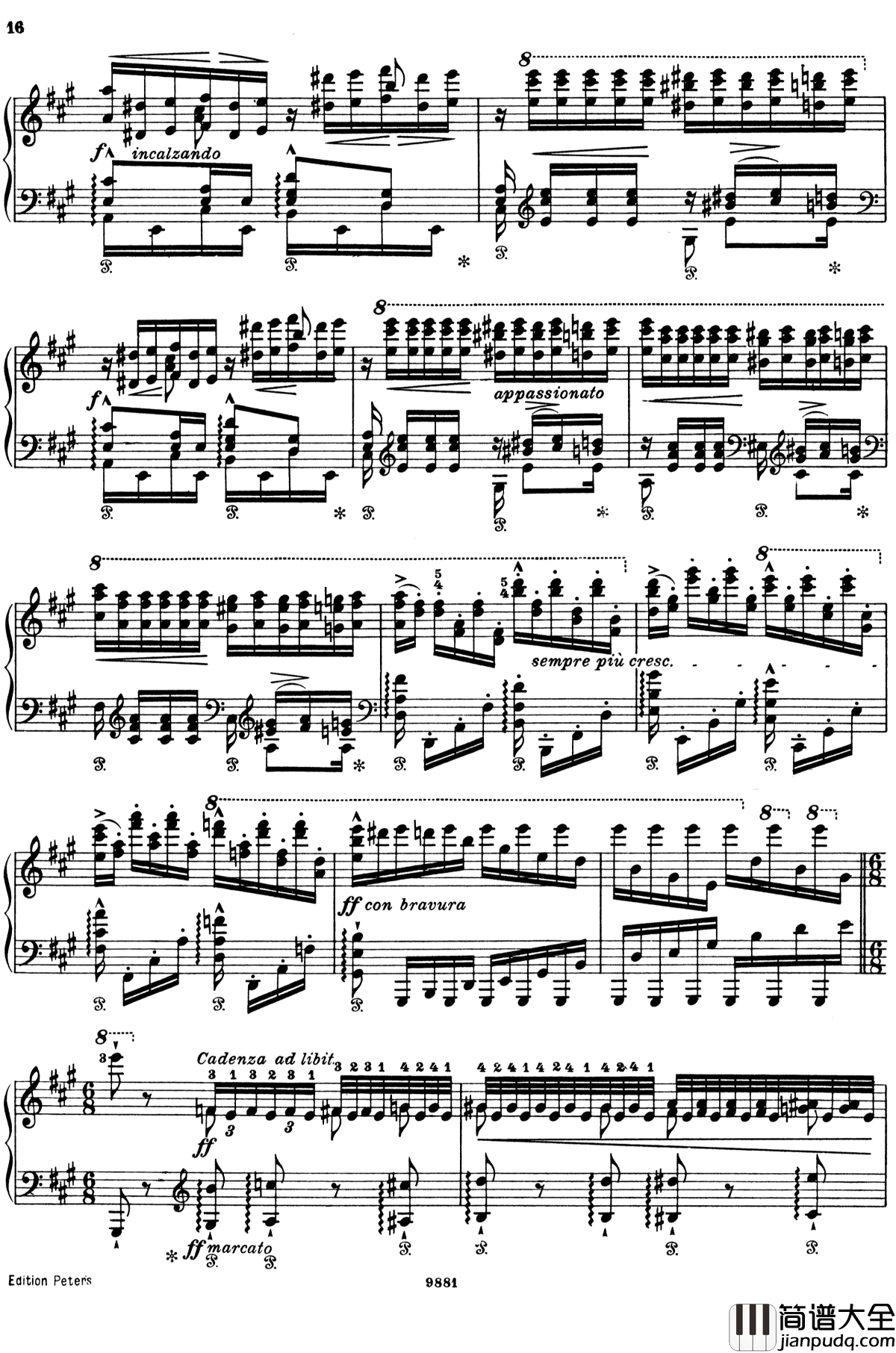 唐璜的回忆钢琴谱_李斯特_S.418_李斯特