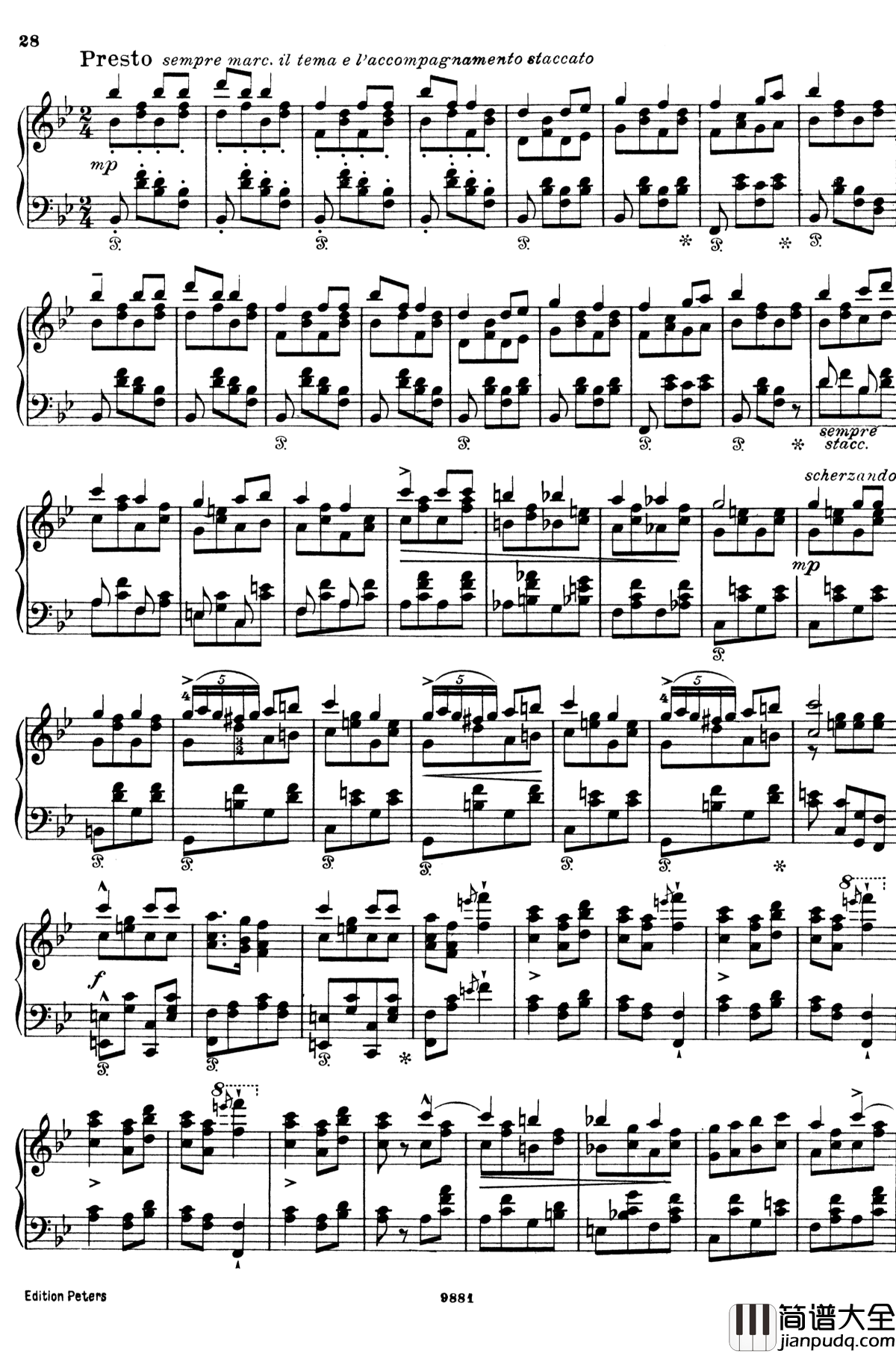 唐璜的回忆钢琴谱_李斯特_S.418_李斯特