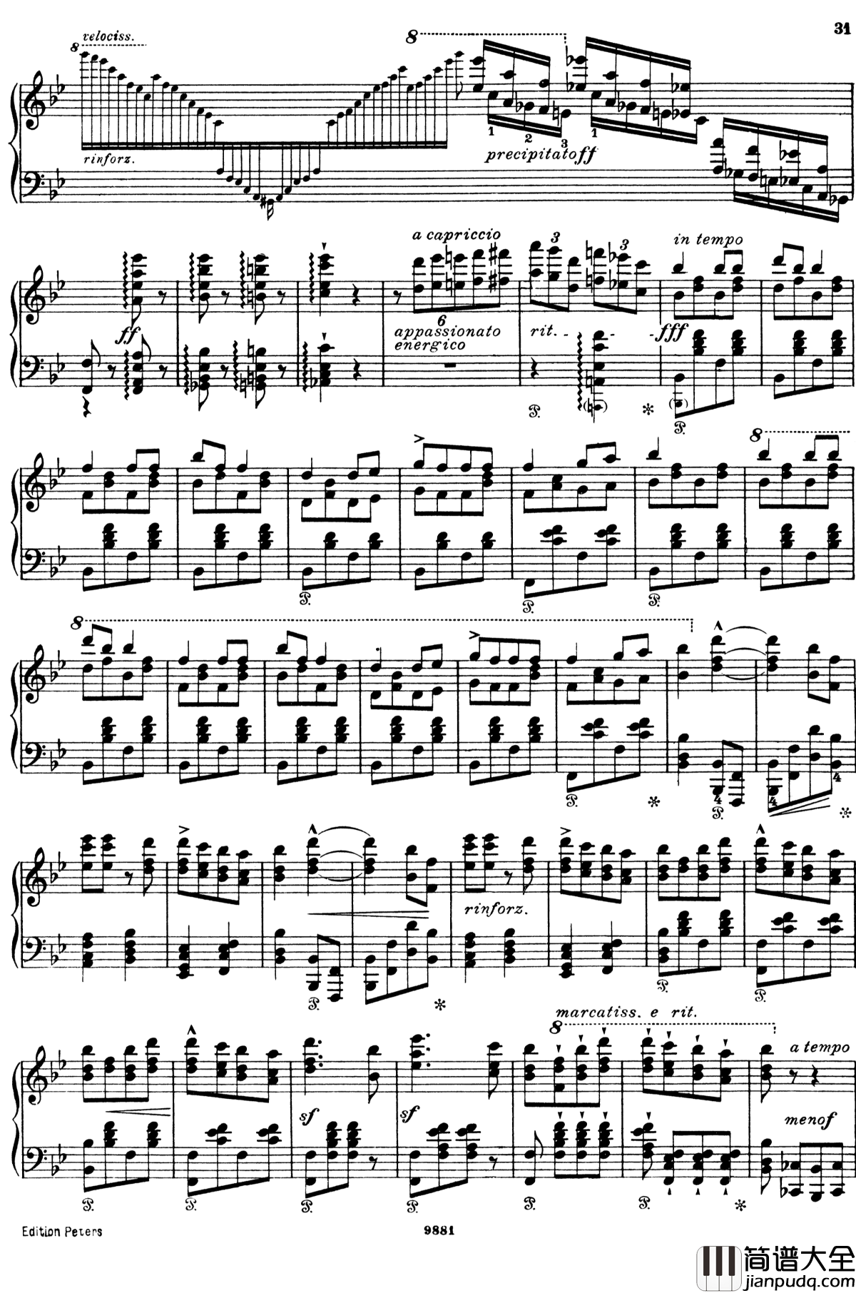 唐璜的回忆钢琴谱_李斯特_S.418_李斯特