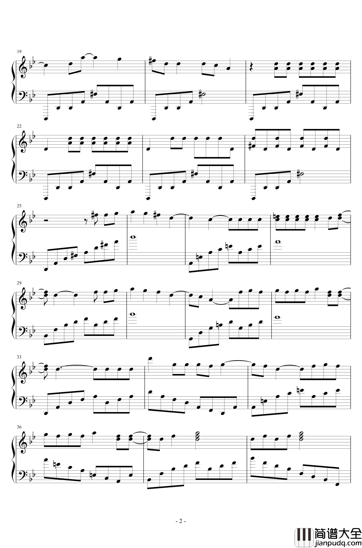 KDA___POP_STARS钢琴谱_S8全球总决赛_开场曲_英雄联盟_英雄联盟排位