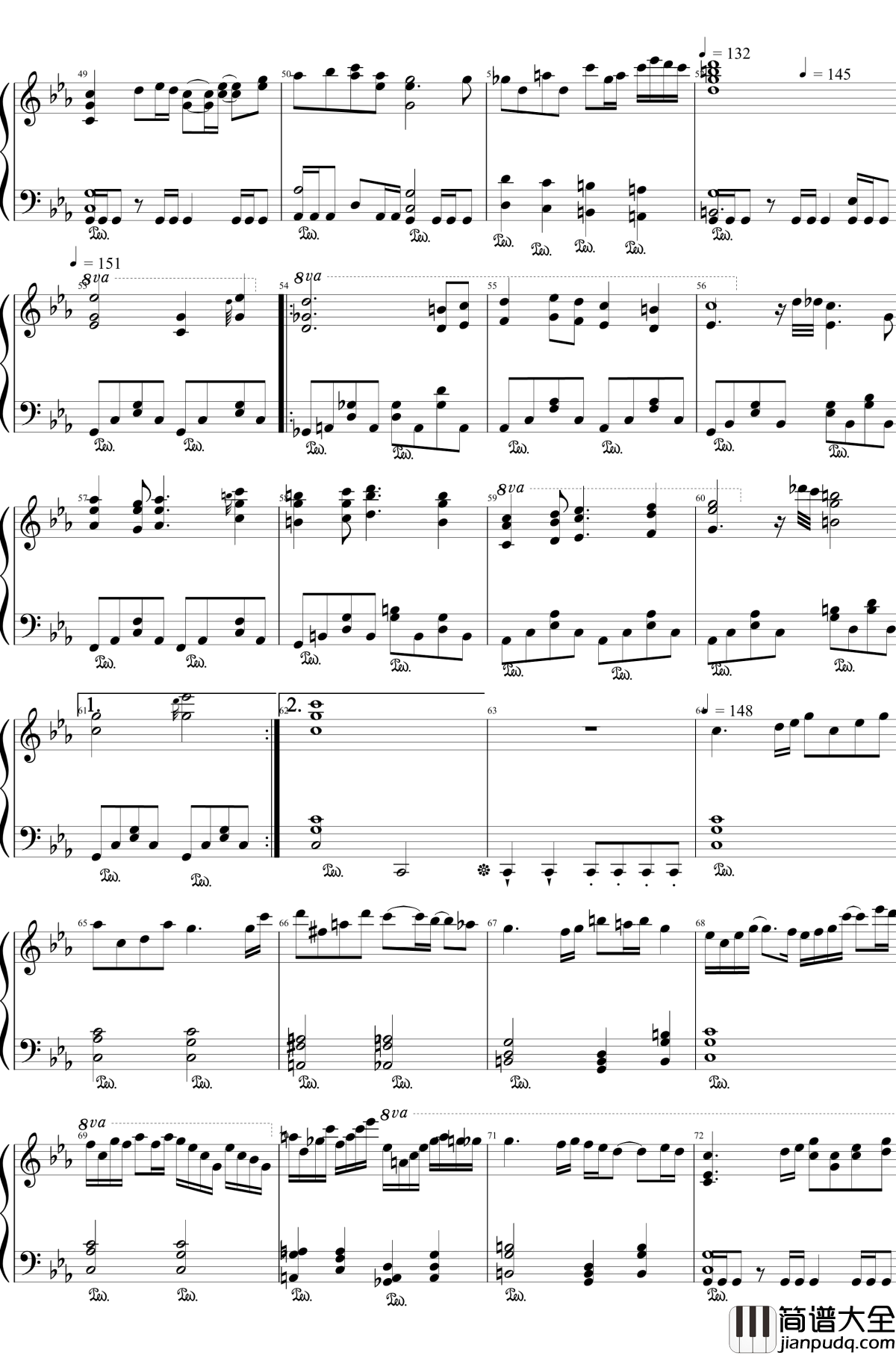 少女觉_~_3rd_eye钢琴谱_东方地灵殿_东方project