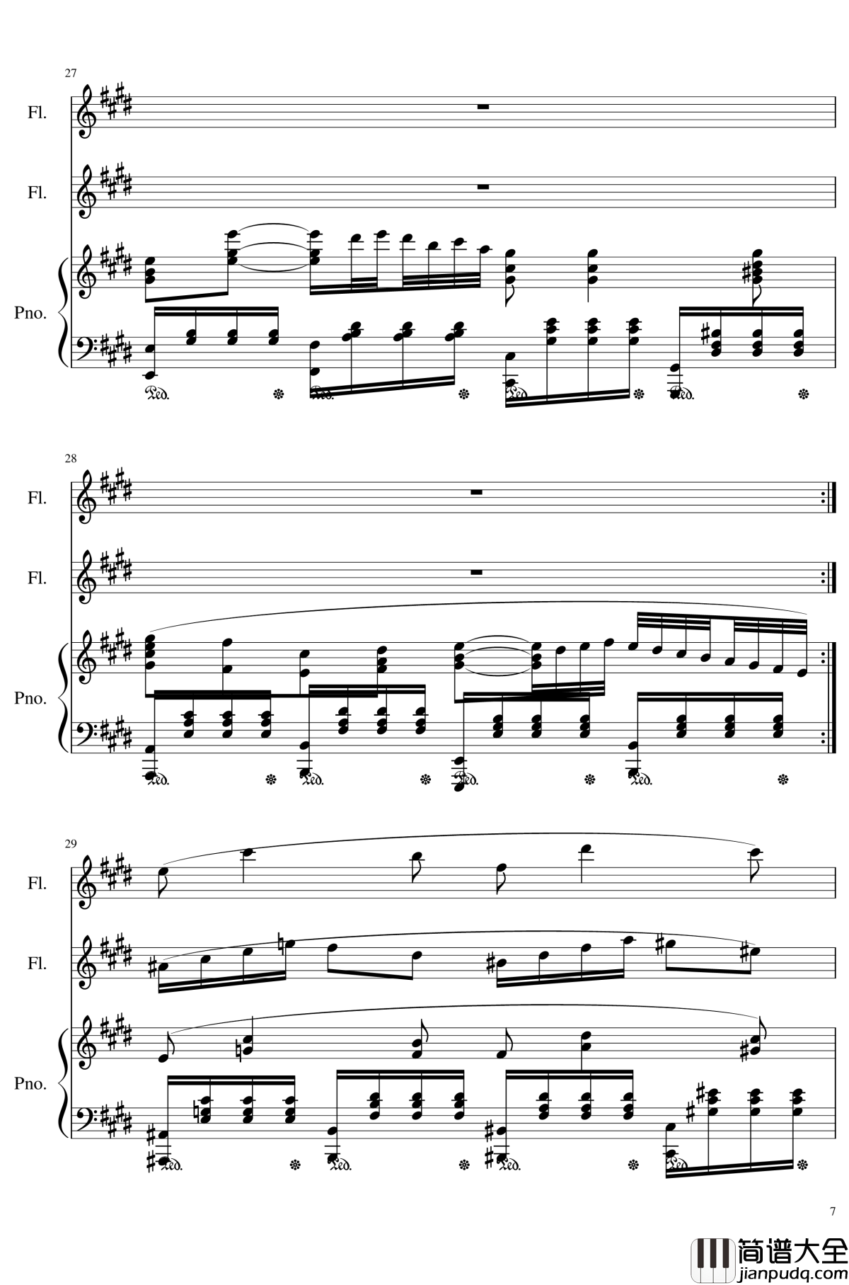 Trio_for_piano_and_flutes,_Op.117_II.My_personality钢琴谱_一个球