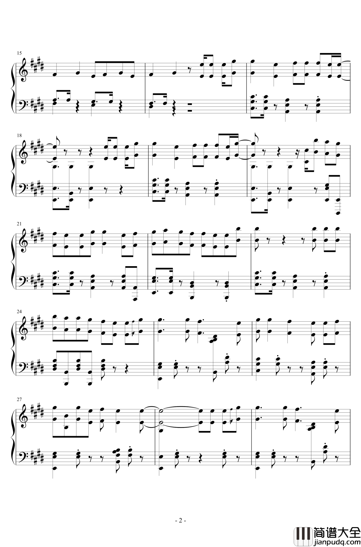 love_yourself钢琴谱_贾斯汀比伯