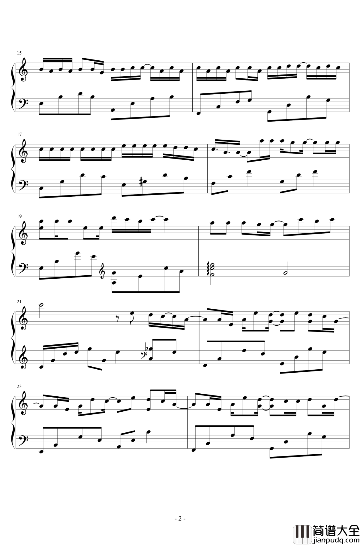 可不可以钢琴谱_昼夜版_张紫豪