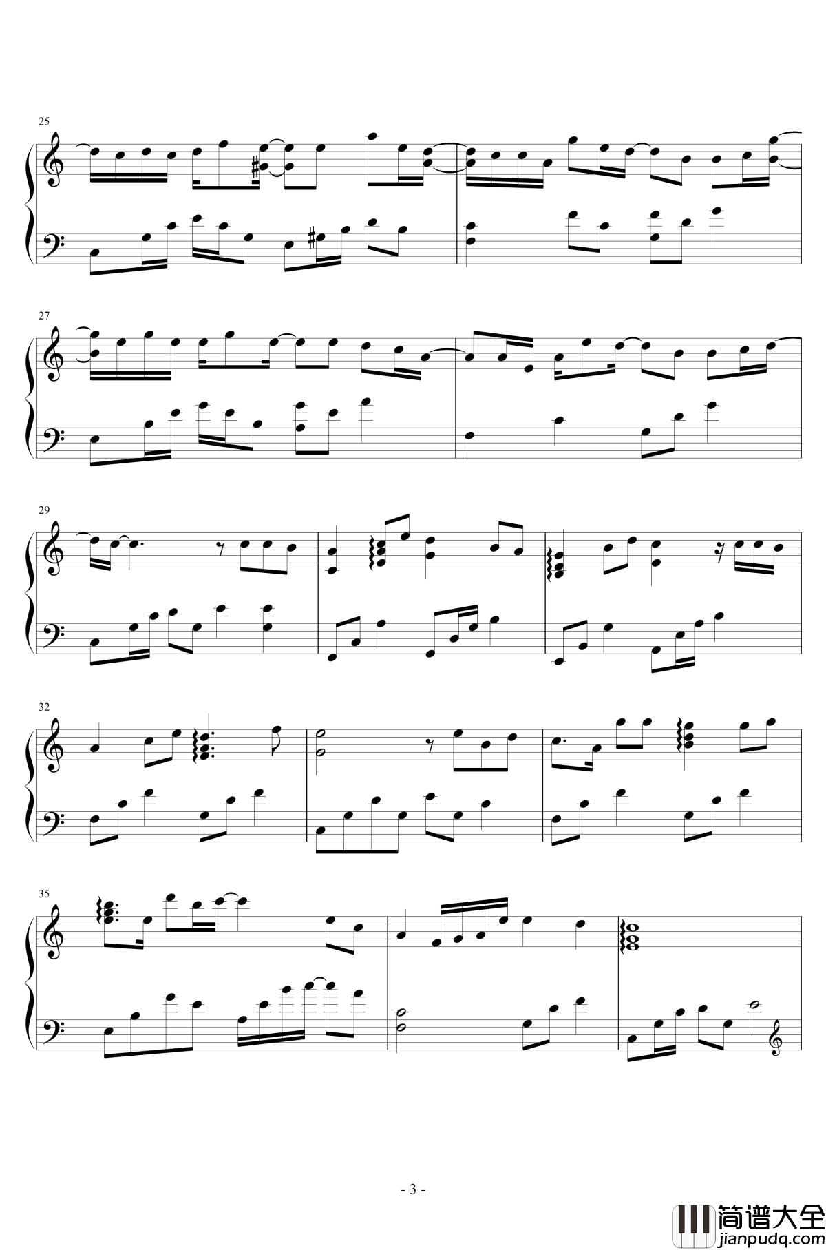 可不可以钢琴谱_昼夜版_张紫豪