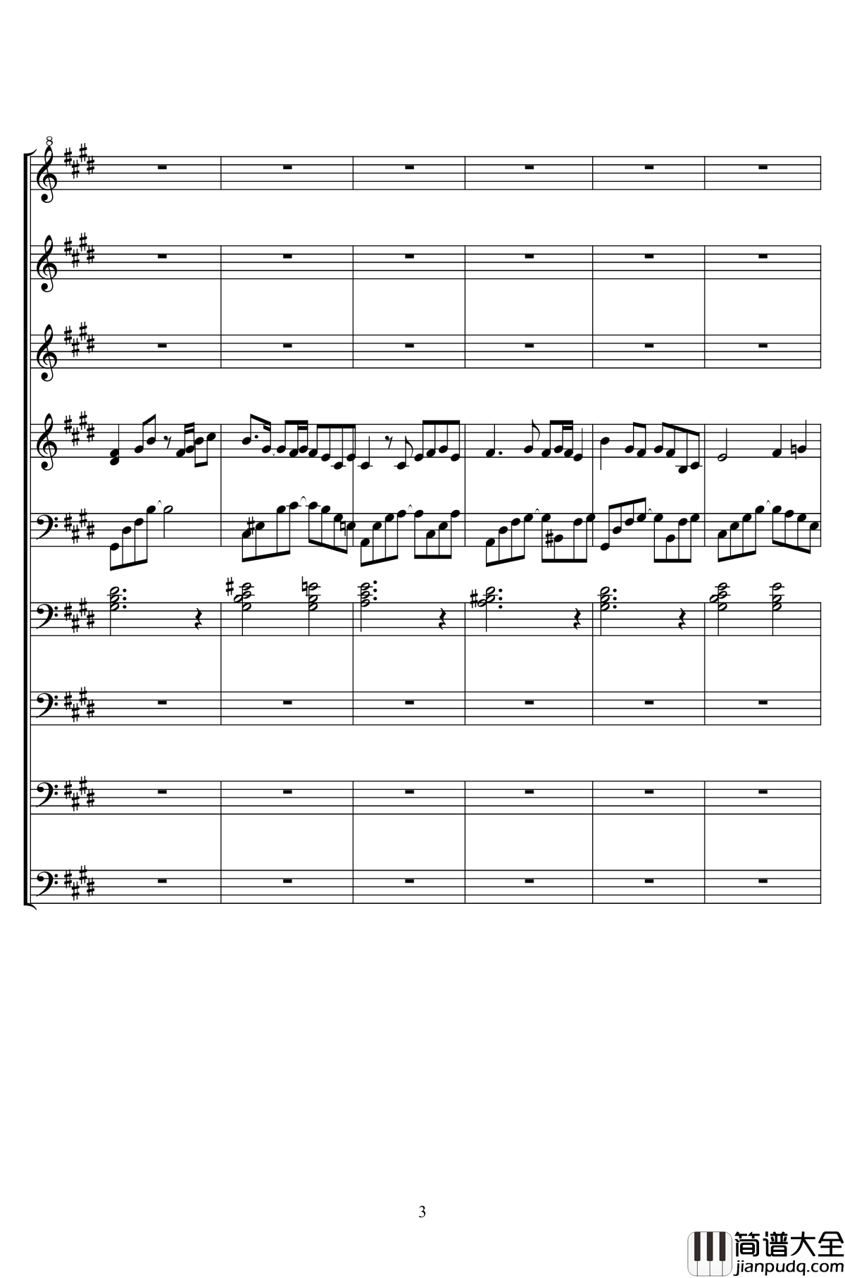 ELISA钢琴谱_二夜祭