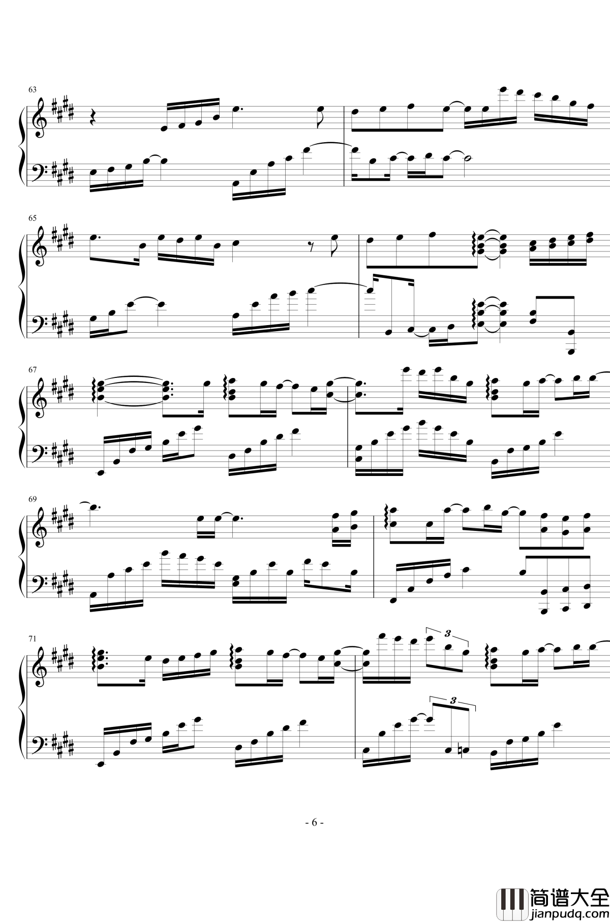 Hanamizuki钢琴谱_广桥真纪子