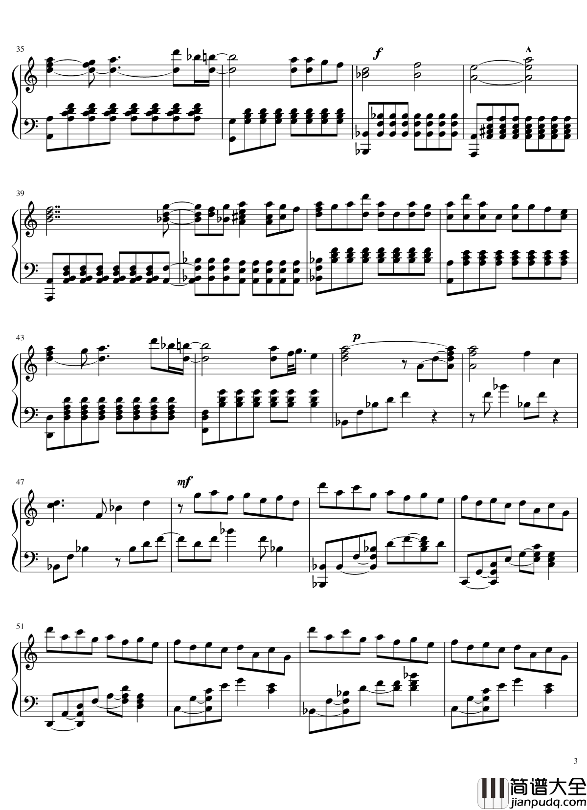 Tear_Rain钢琴谱_东方同人音乐_东方project