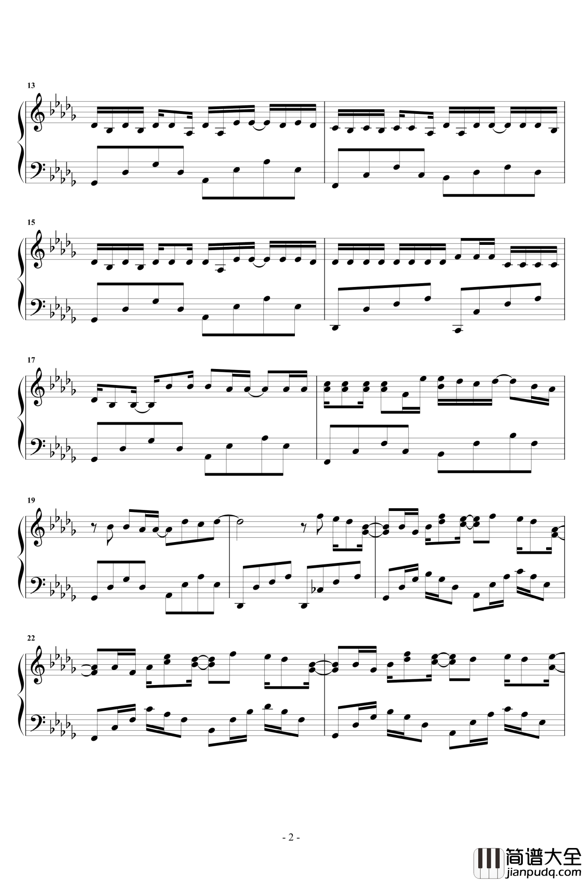 可不可以钢琴谱_华丽独奏_张紫豪