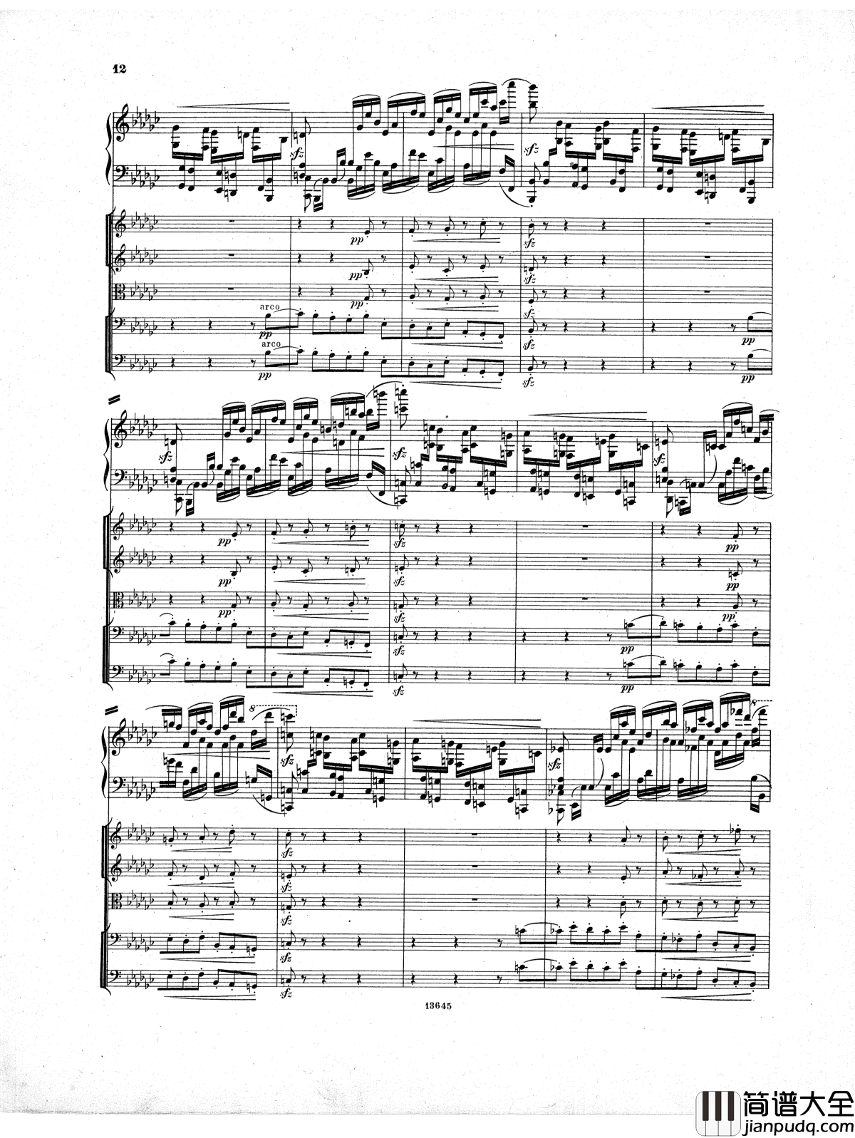 Lyapunov_降E小调第一钢琴协奏曲_Op.4钢琴谱_Lyapunov