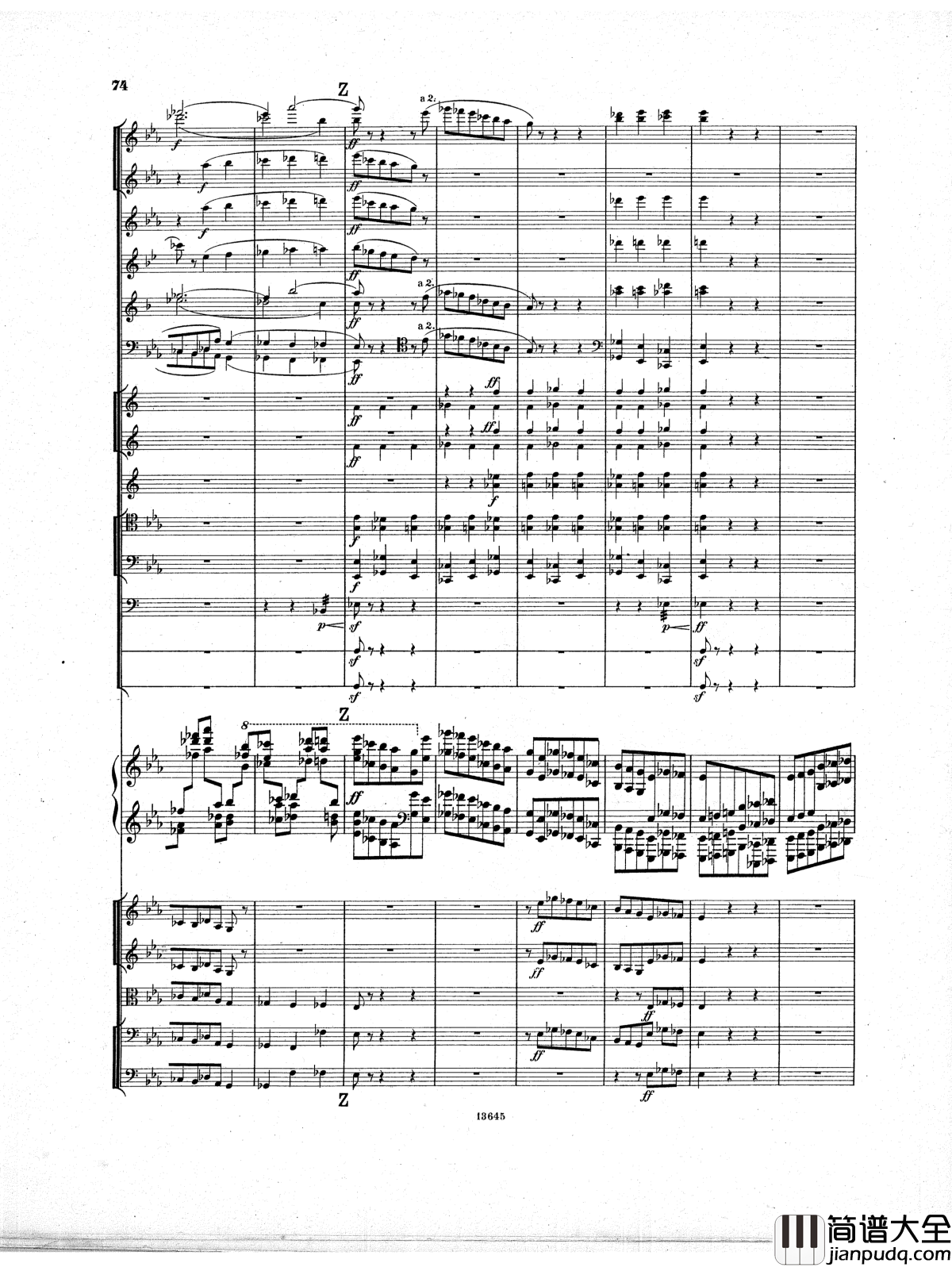 Lyapunov_降E小调第一钢琴协奏曲_Op.4钢琴谱_Lyapunov