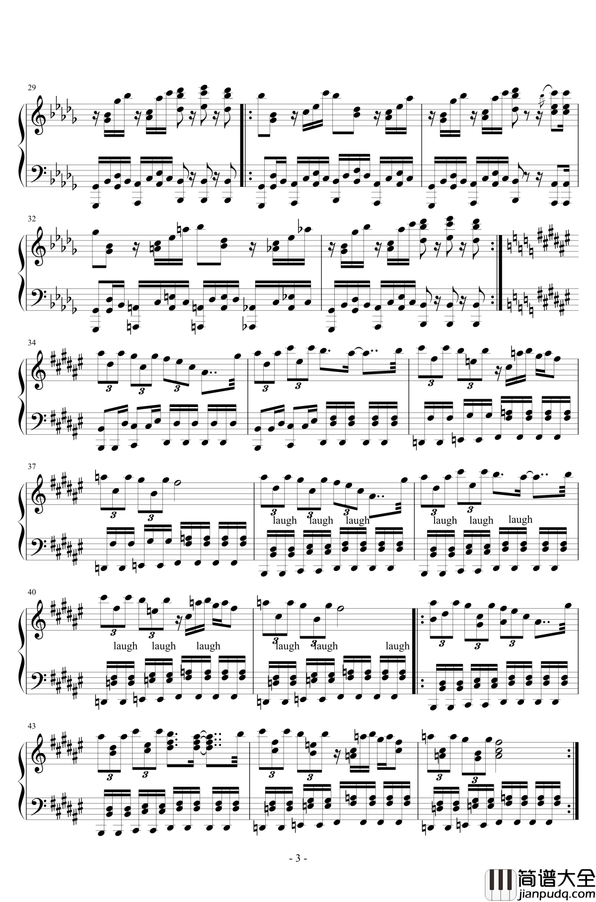 夜空のユーフォーロマンス钢琴谱_东方星莲船_zun