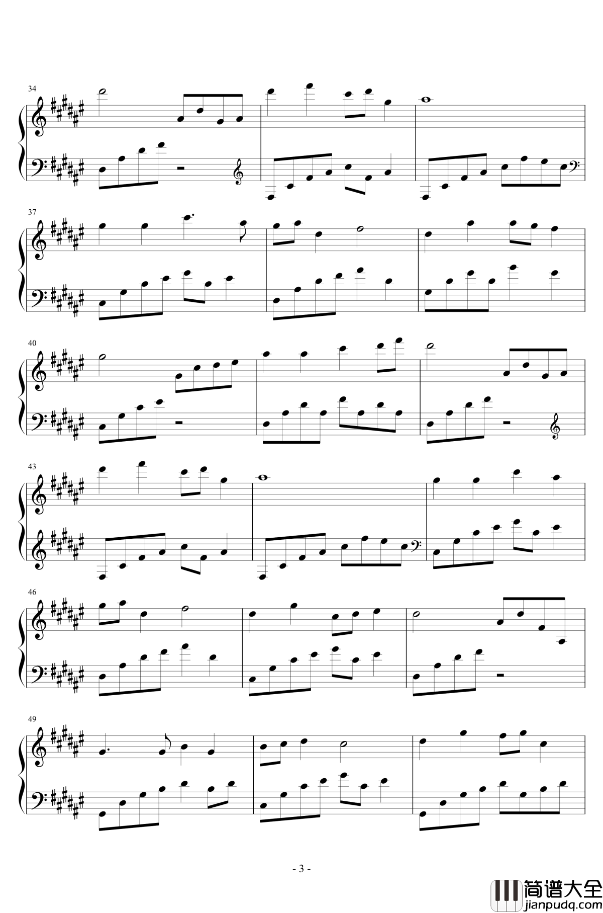 云水禅心钢琴谱_完美独奏版_ediq