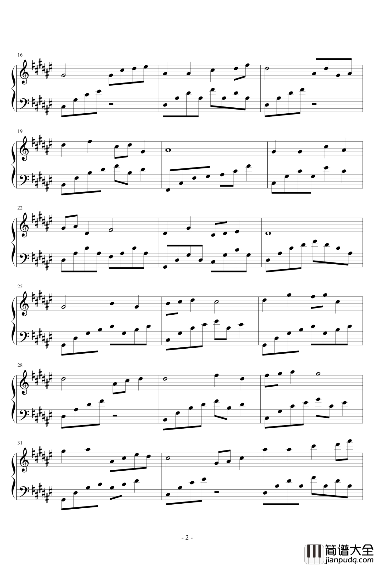 云水禅心钢琴谱_完美独奏版_ediq