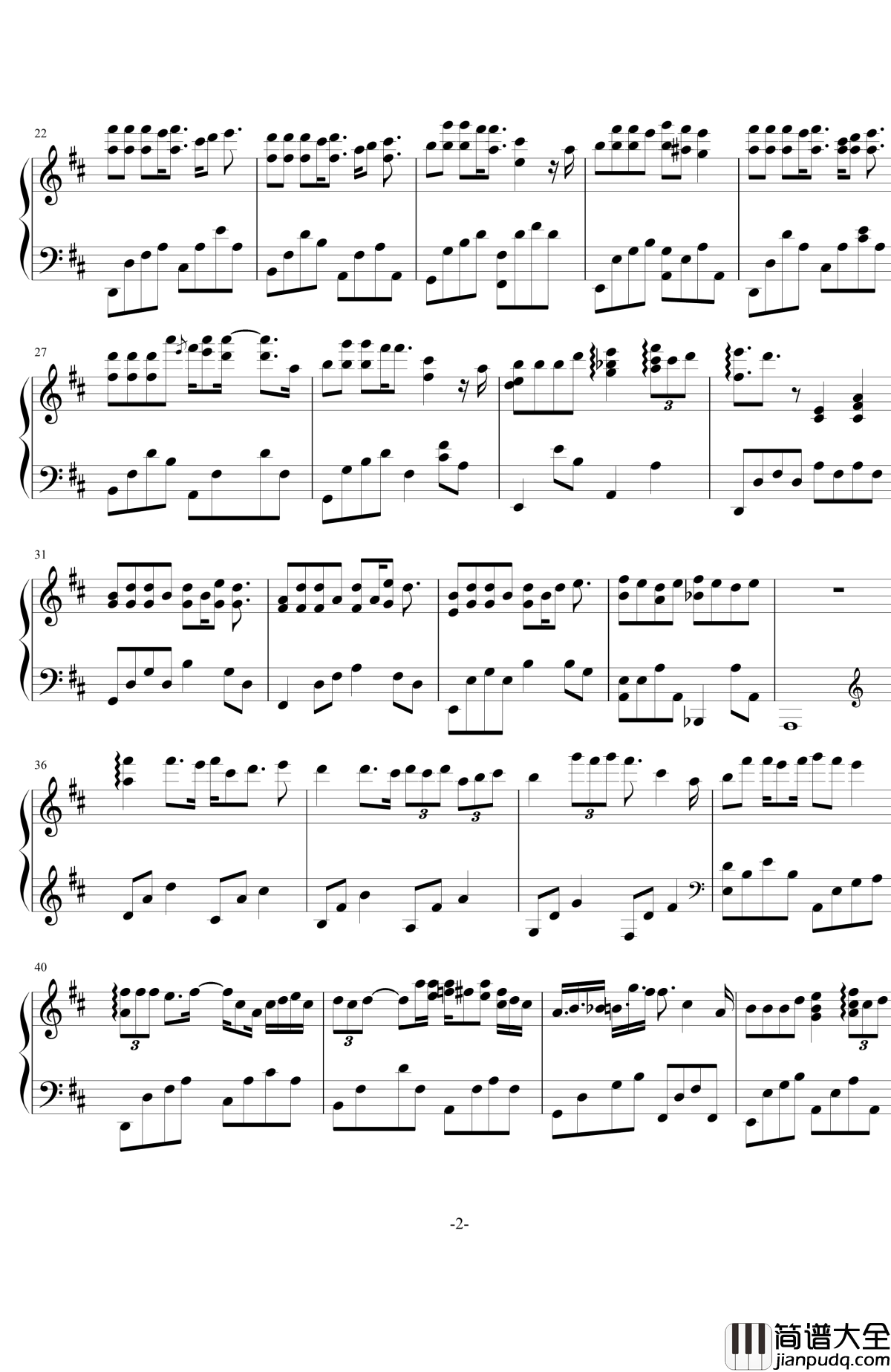 Love_UU钢琴谱_林俊杰