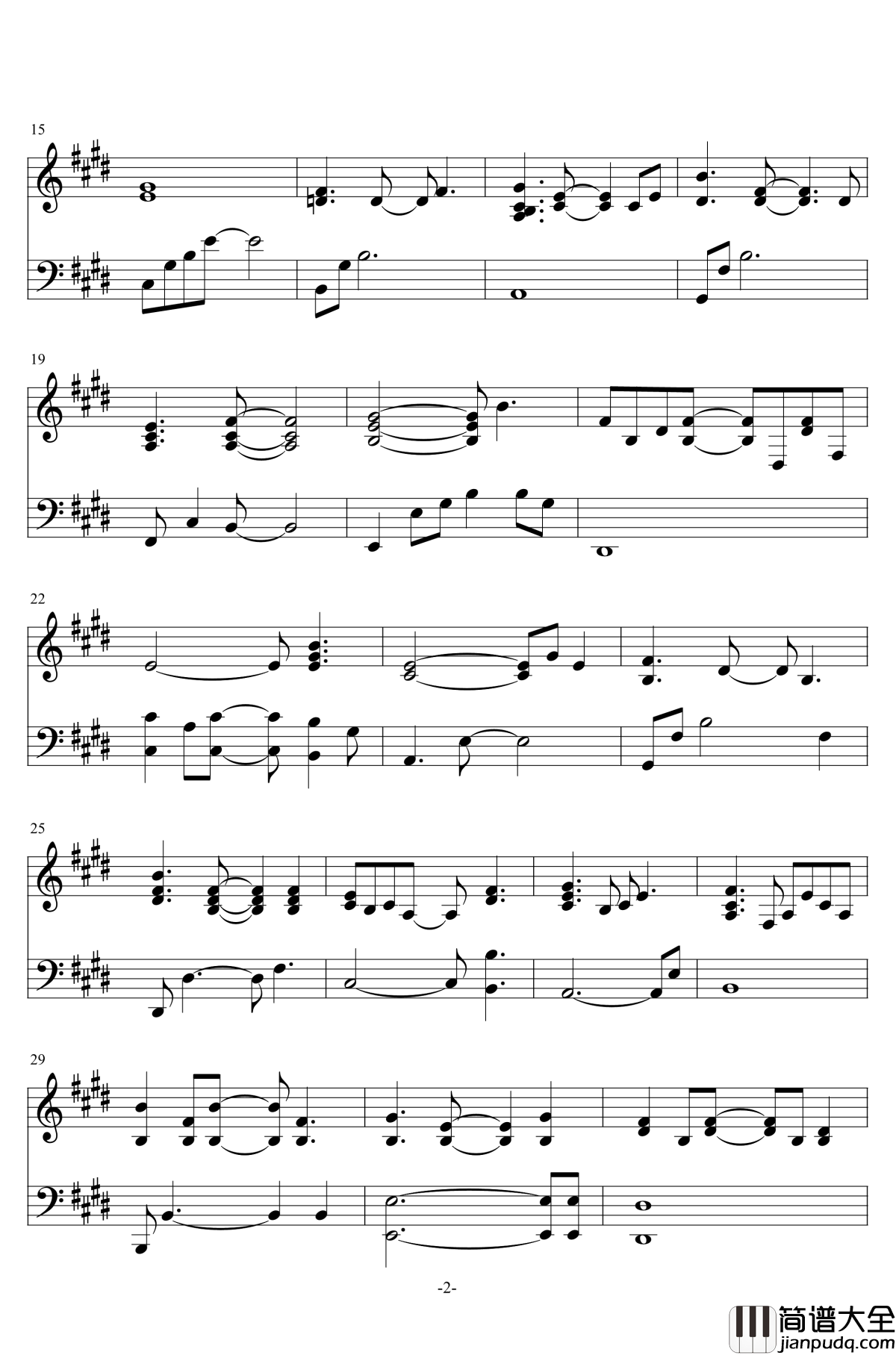 一路上有你钢琴谱_张学友