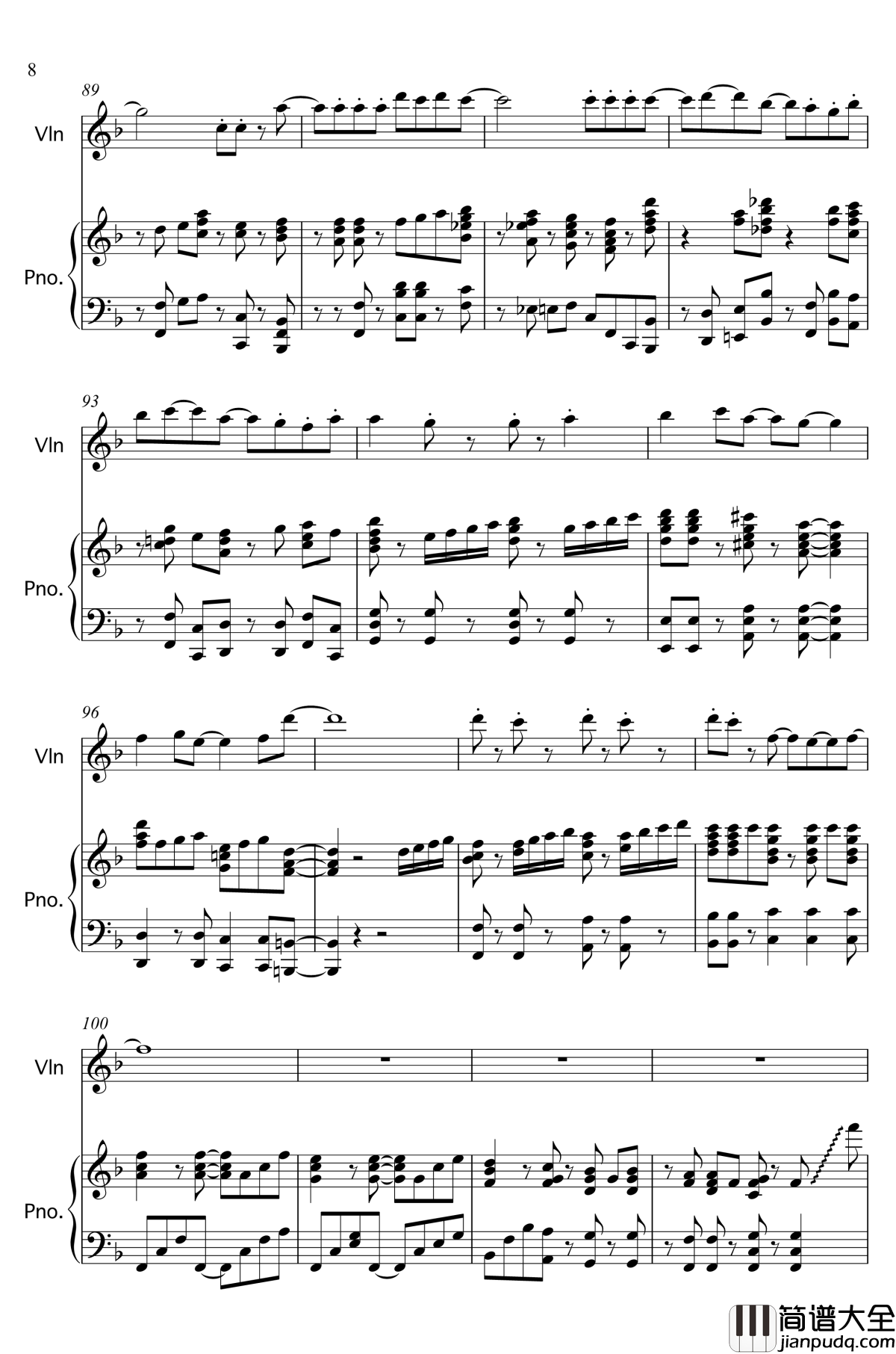 CLEAR钢琴谱_violin+piano_魔卡少女樱CLEAR_CARD篇_OP_坂本真绫