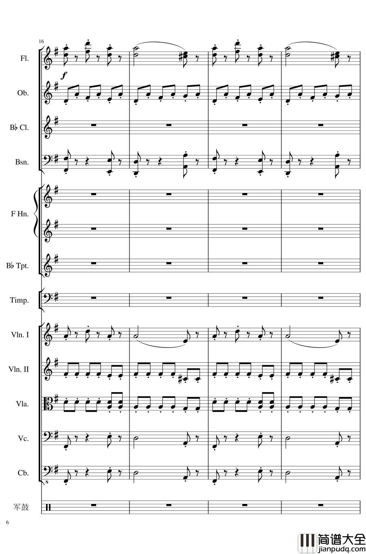 4_Contredanse_for_Chamber_Orchestra,_Op.120钢琴谱_No.4_一个球