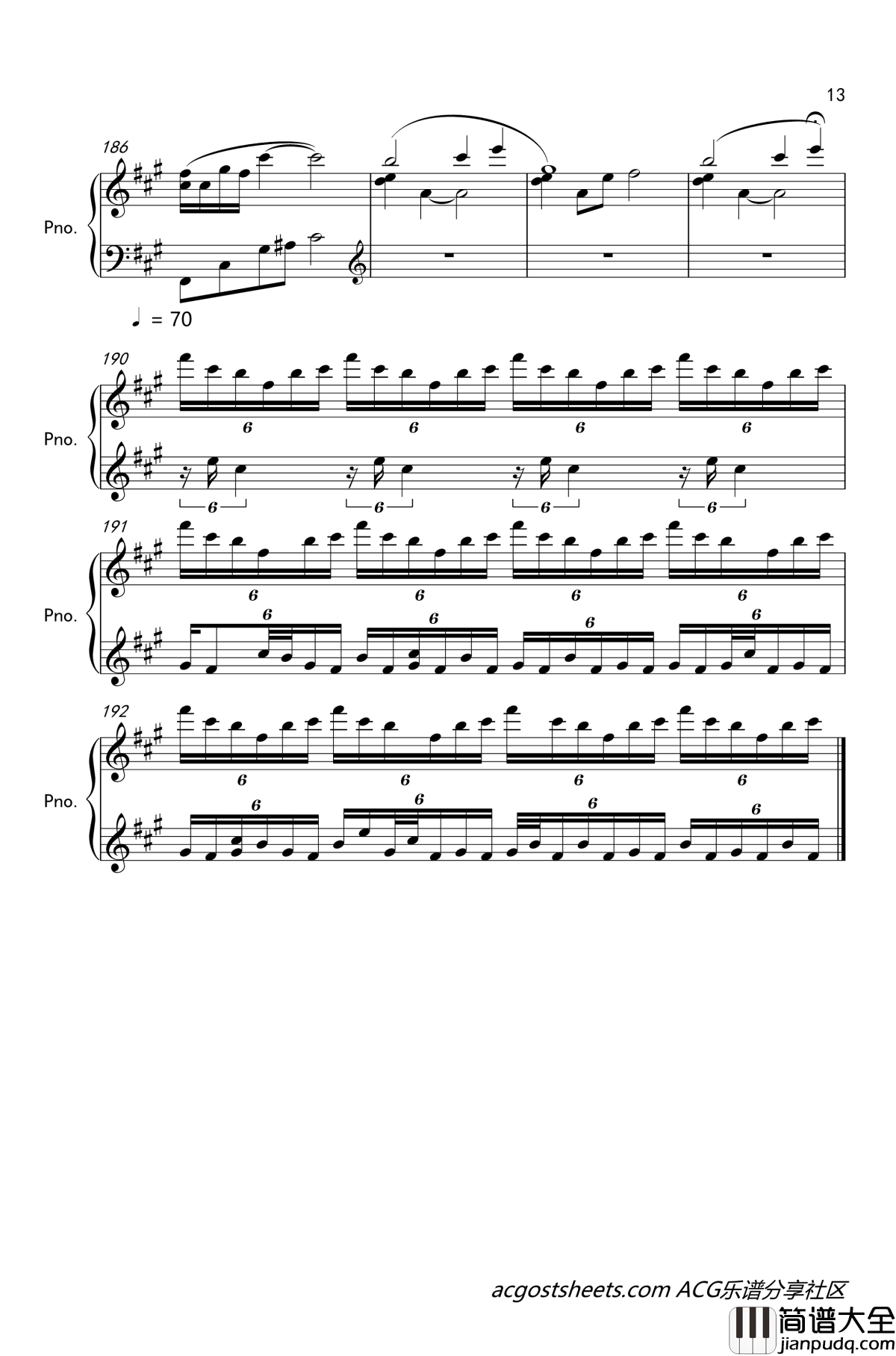 OST钢琴独奏曲集钢琴谱_终将成为你