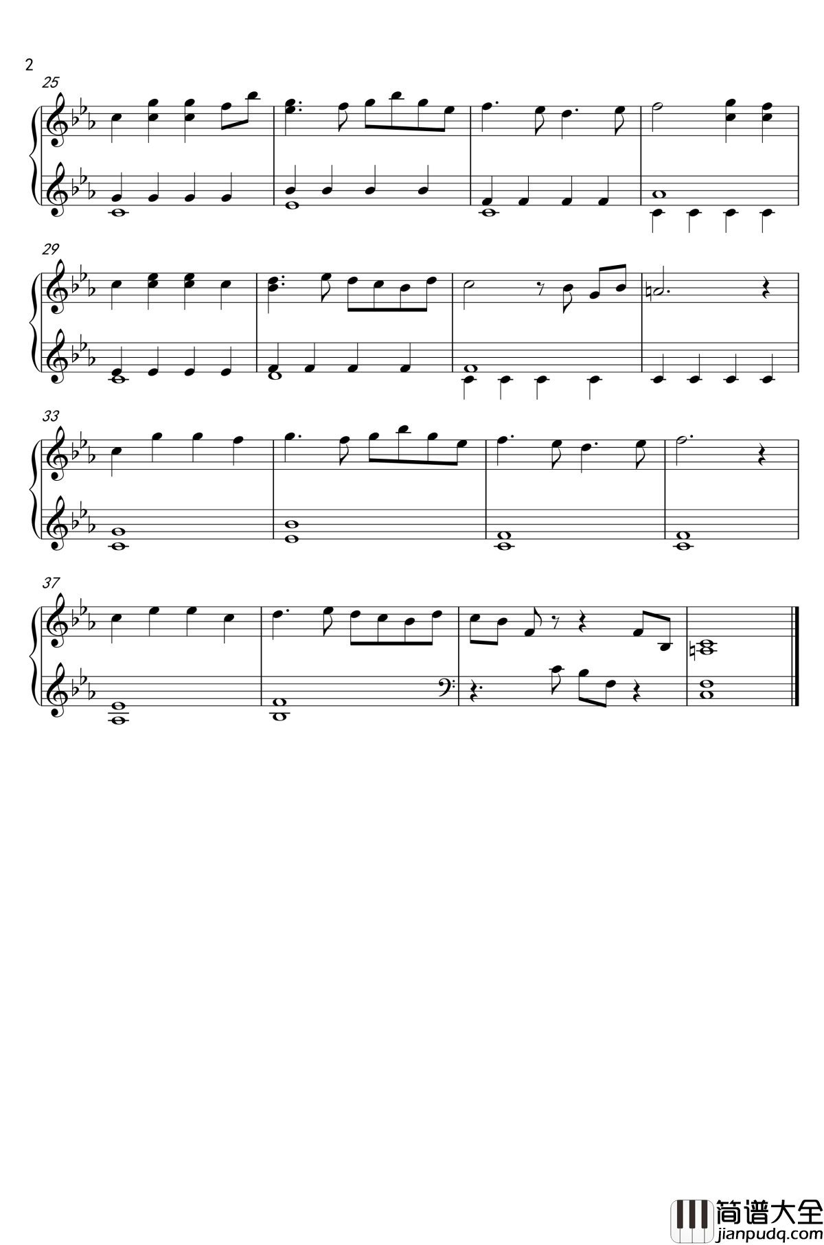 跳舞的线钢琴谱_The_piano_原版音效版