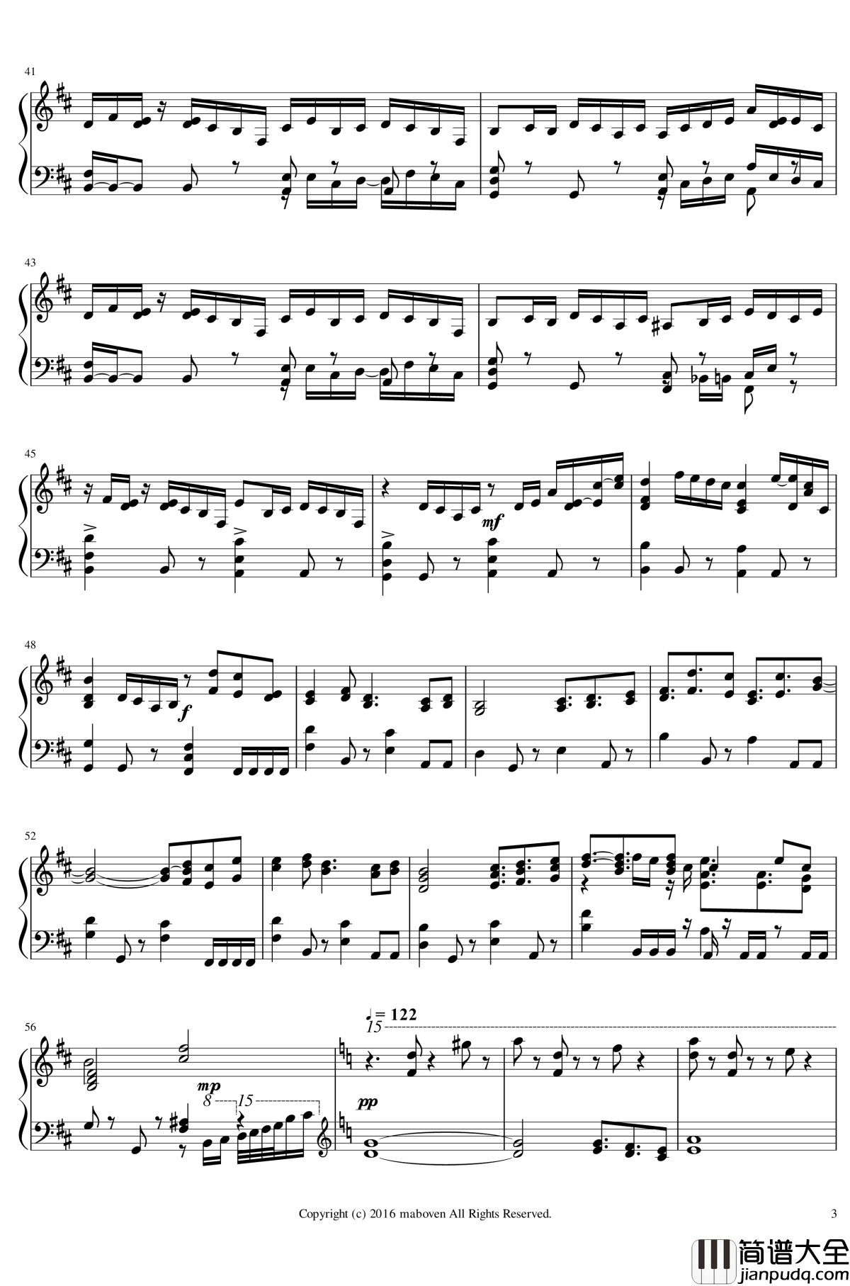 明治十七年的上海爱丽丝钢琴谱_东方project