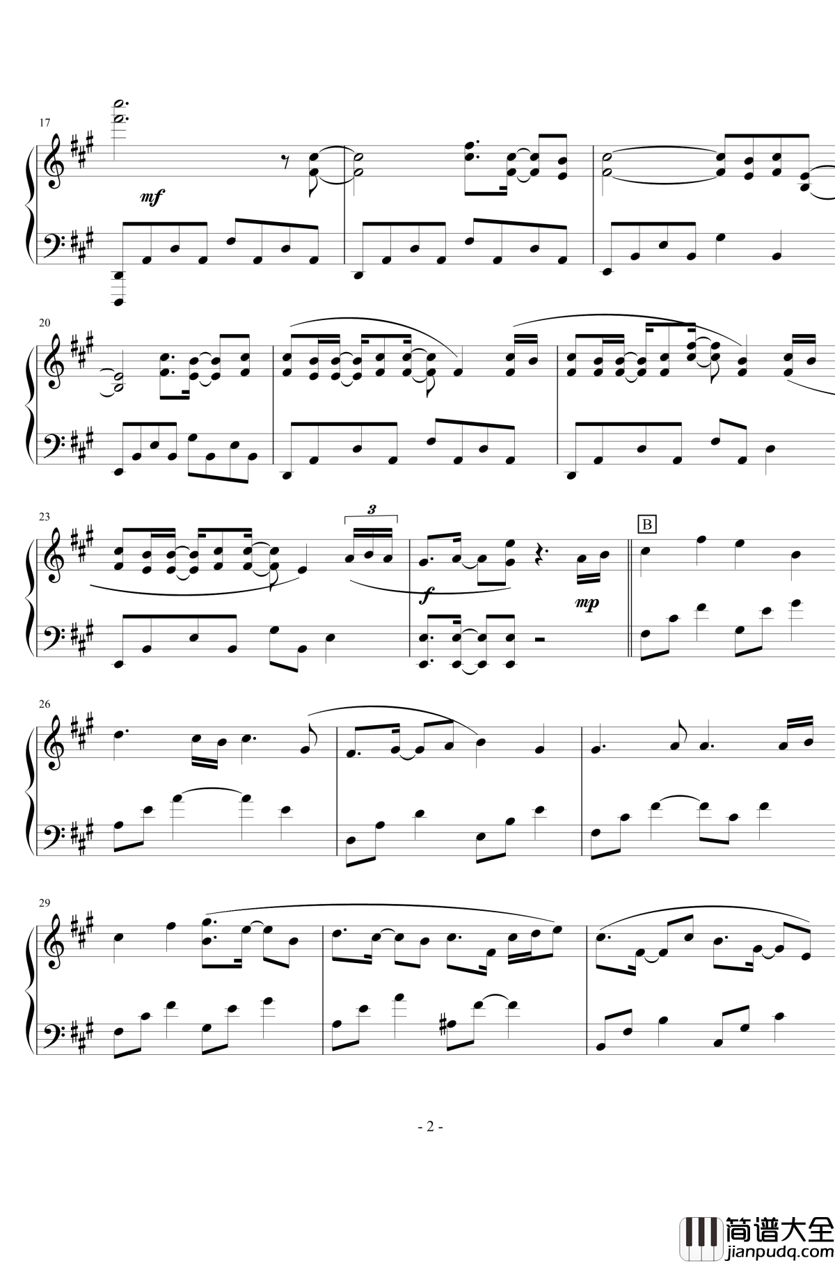 拓钢琴谱_AUGMENTATION_贤氙仙