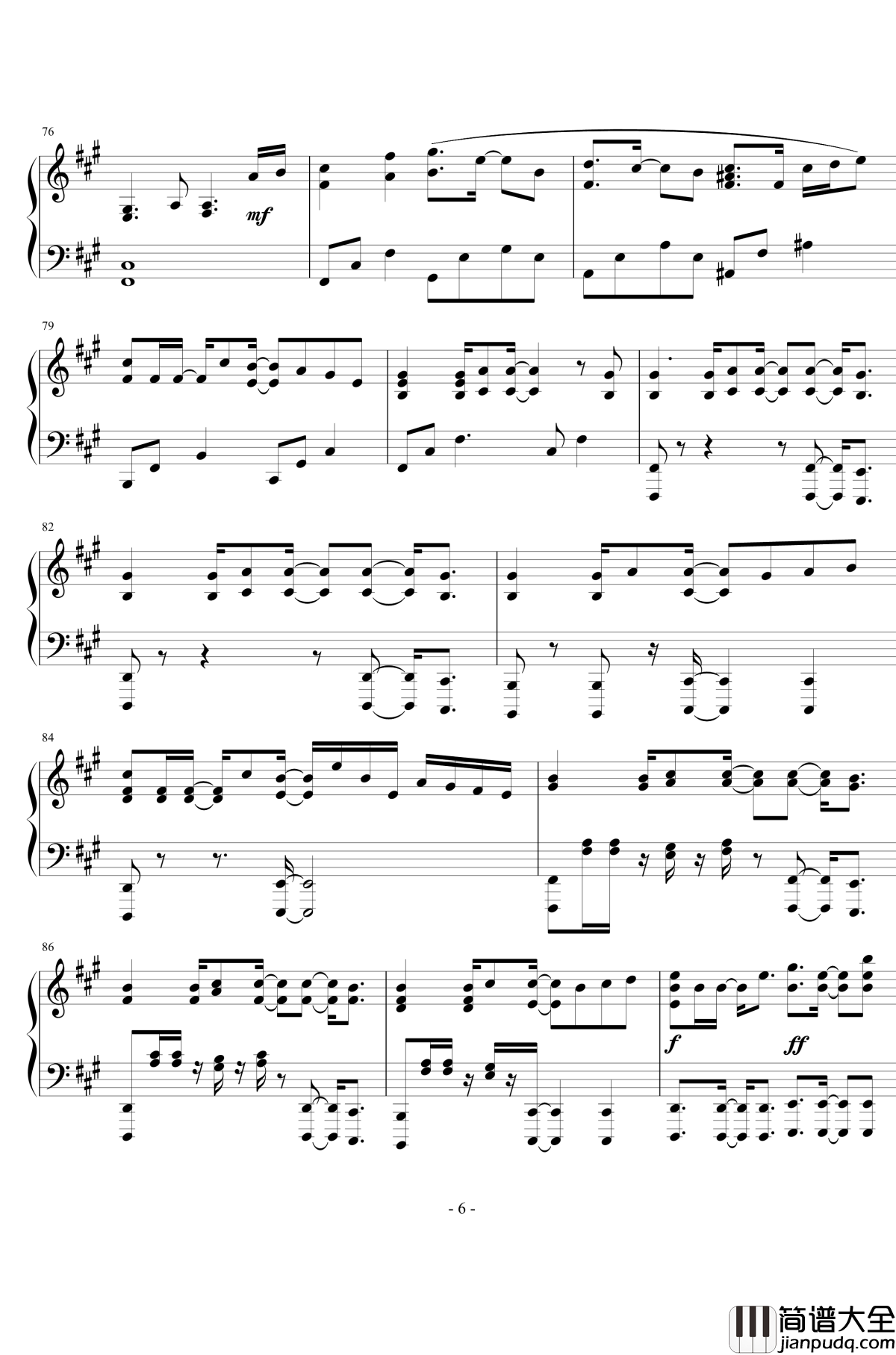 拓钢琴谱_AUGMENTATION_贤氙仙