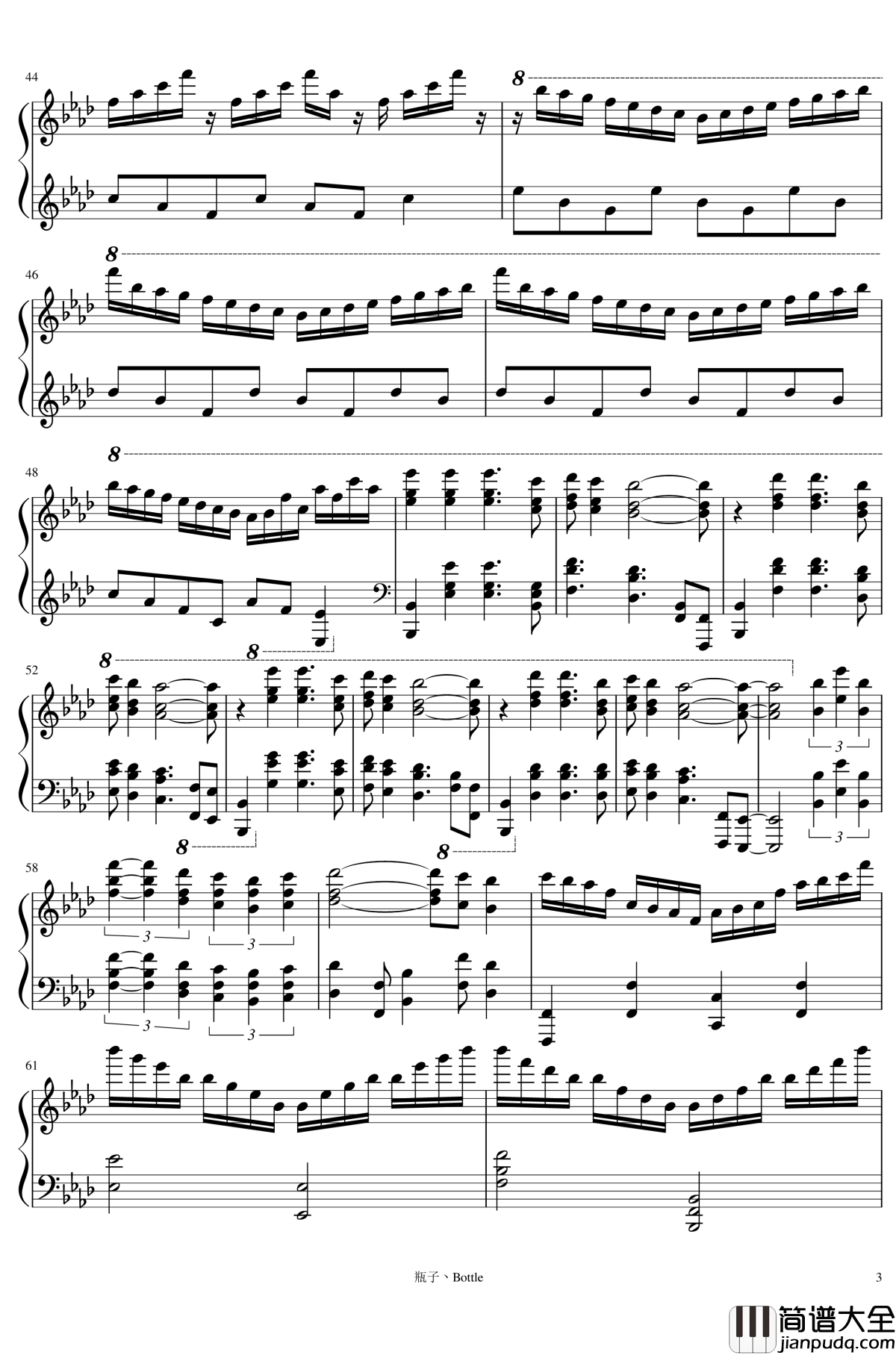 时钟钢琴谱_clocks_马克西姆_Maksim·Mrvica