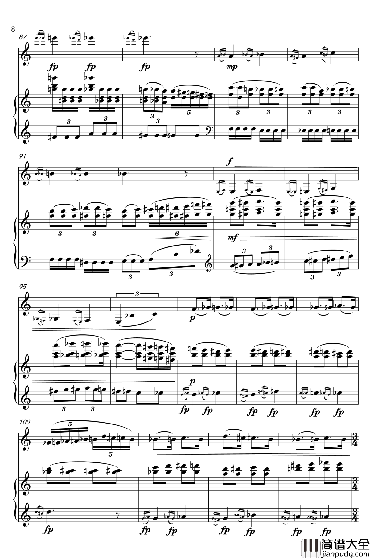 黑雾的森林钢琴谱_tk474