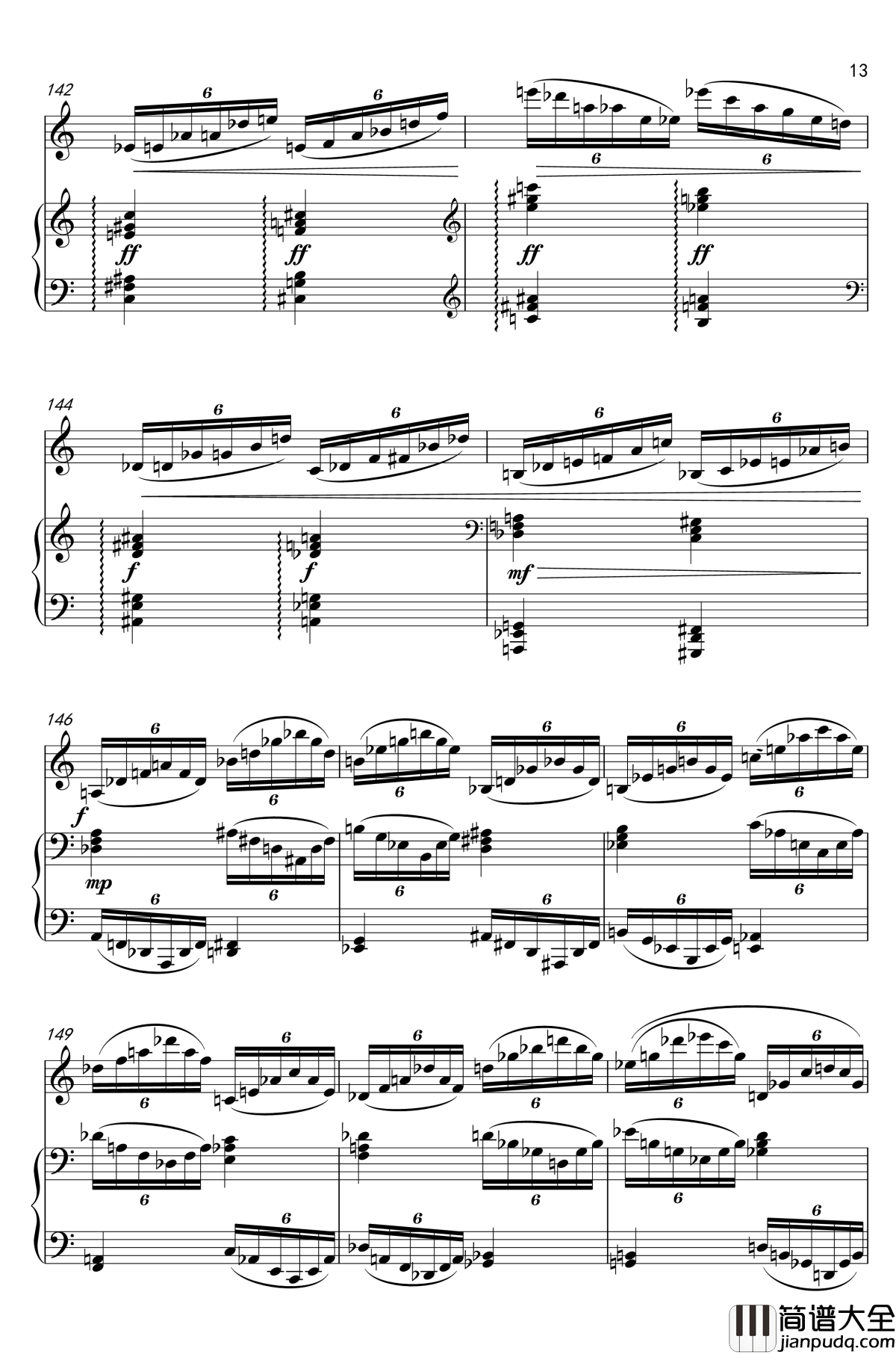 黑雾的森林钢琴谱_tk474