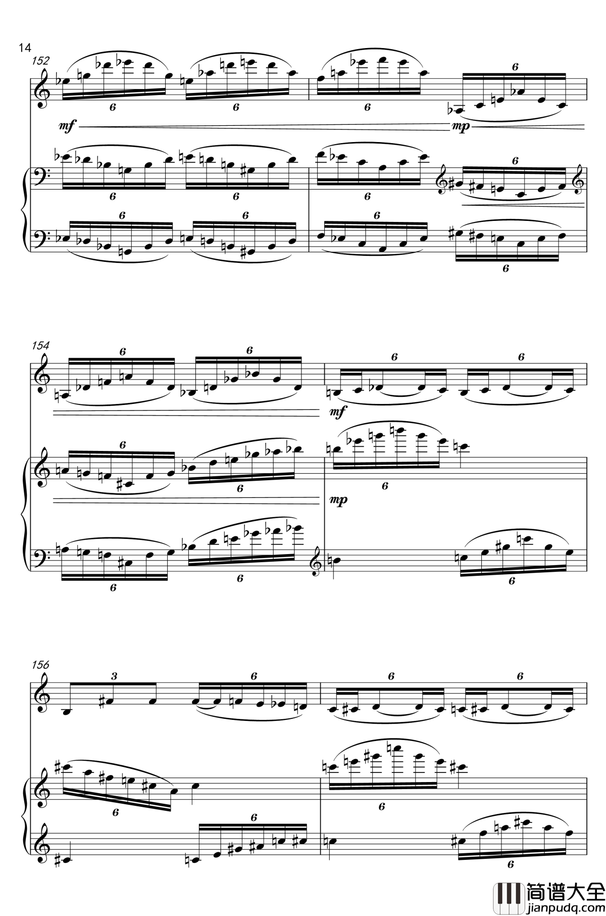 黑雾的森林钢琴谱_tk474