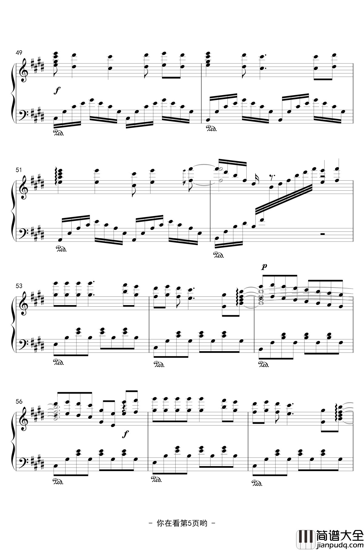 Yesterday_Once_More钢琴谱__~Piano_Ver._~_经典_卡朋特