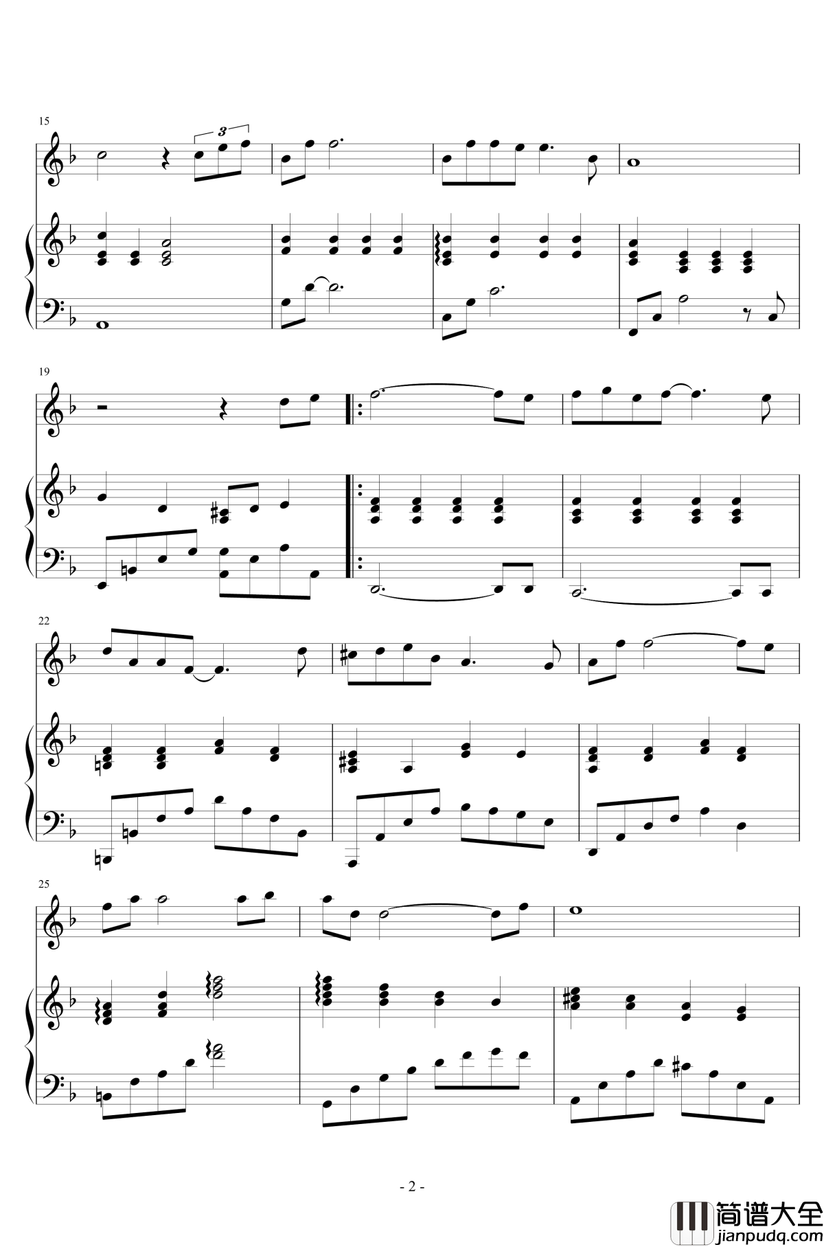 放手钢琴谱_泽大大