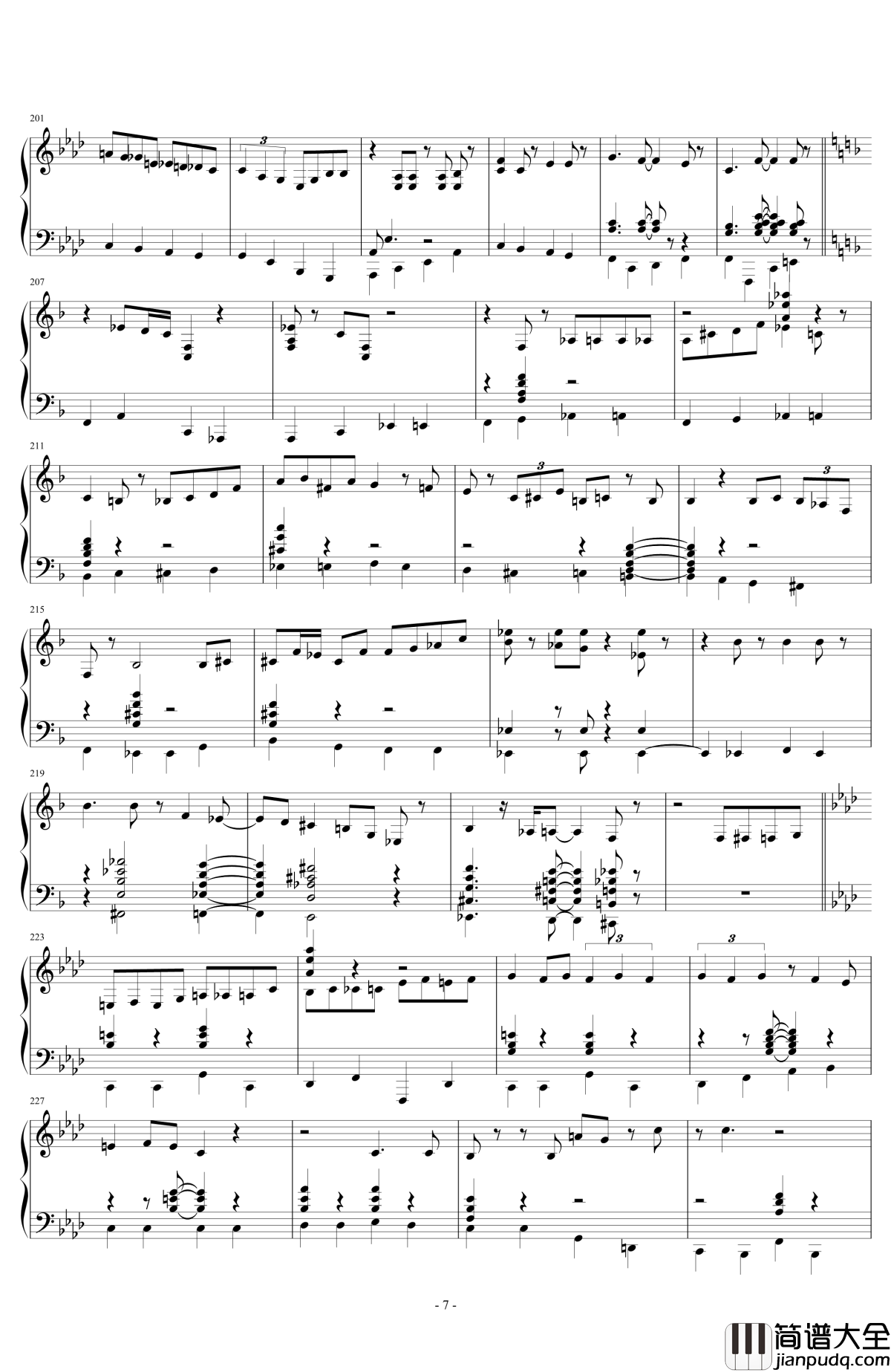 Caravan钢琴谱_爆裂鼓手