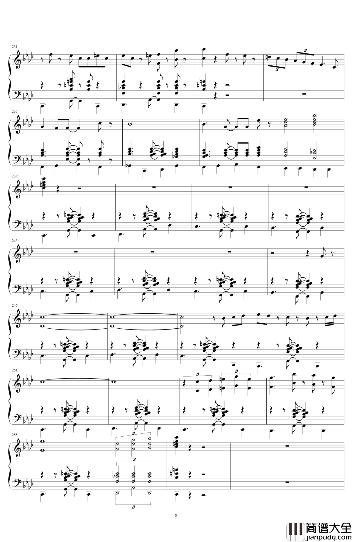 Caravan钢琴谱_爆裂鼓手