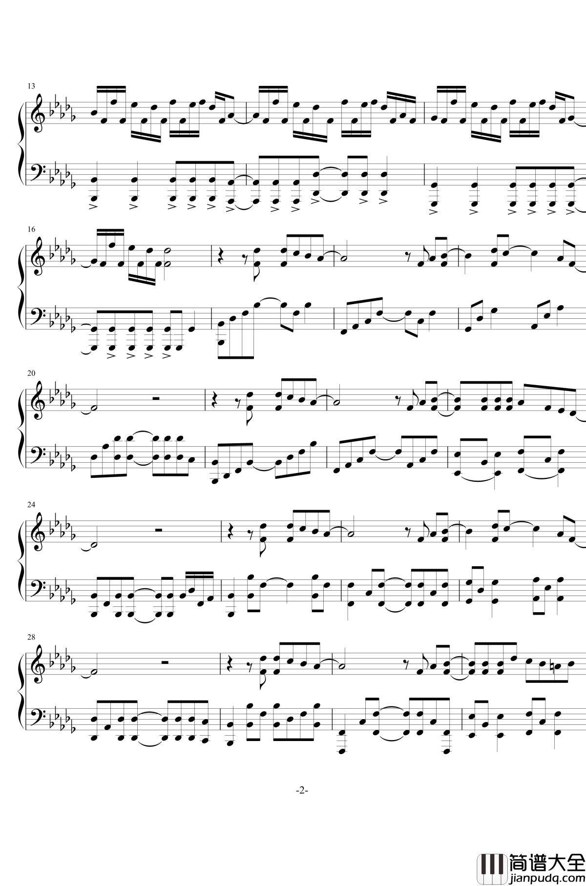 告别挽歌钢琴谱_さよならエレジ_菅田将暉