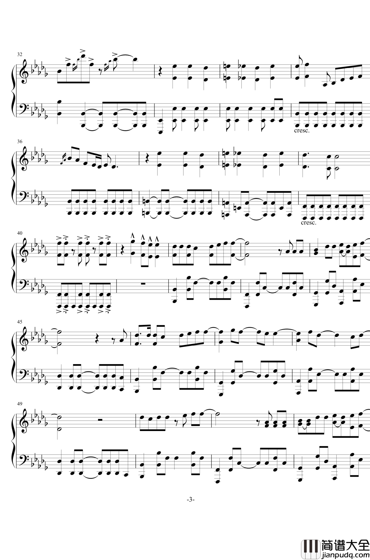 告别挽歌钢琴谱_さよならエレジ_菅田将暉