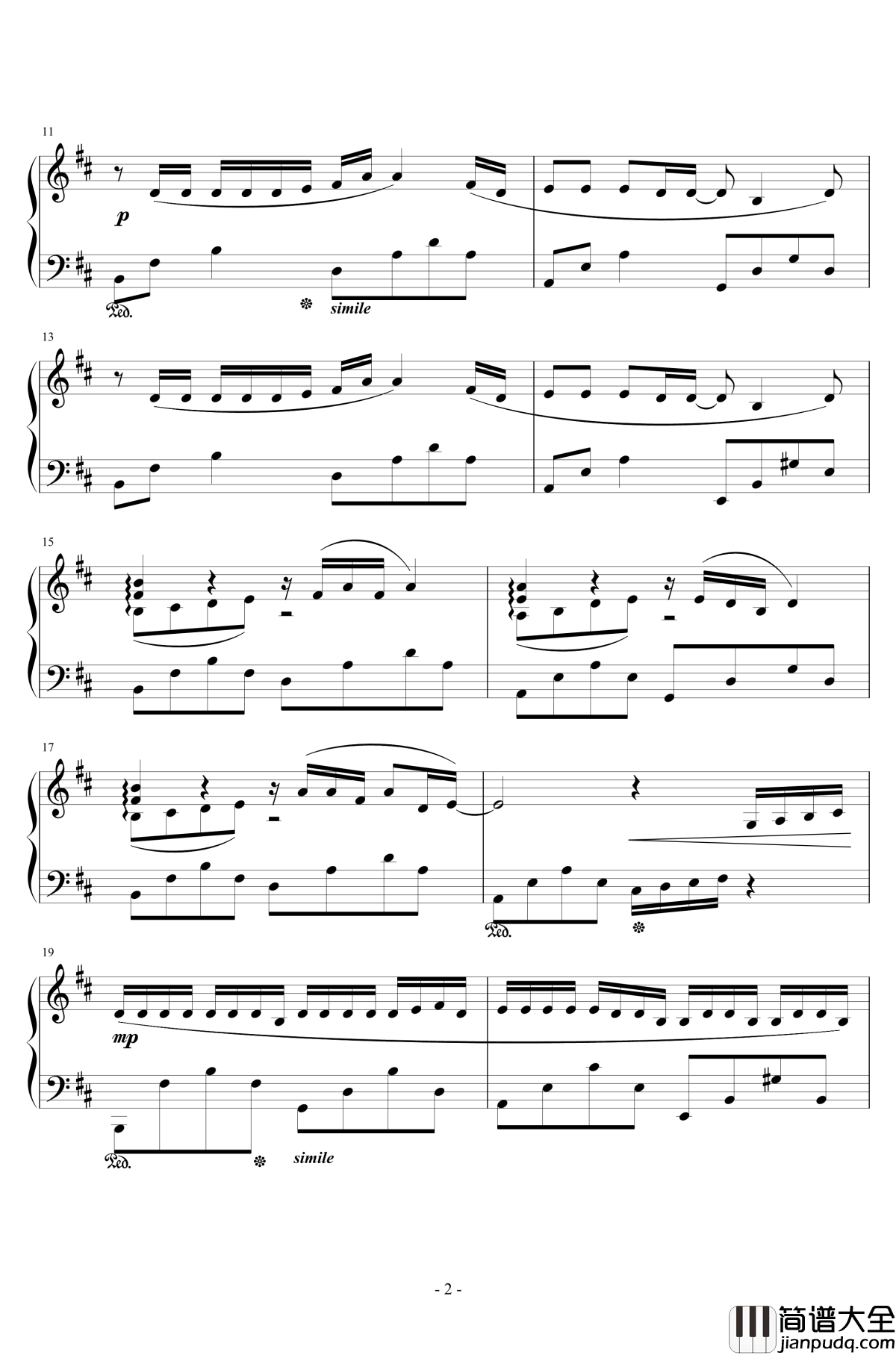 生僻字钢琴谱_李小熊改编_陈柯宇