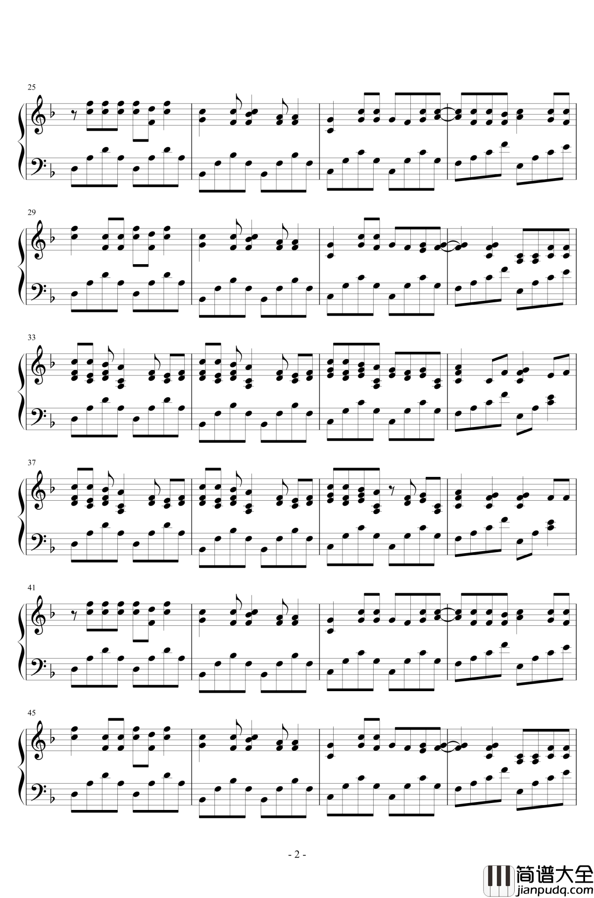 longing钢琴谱_249046779