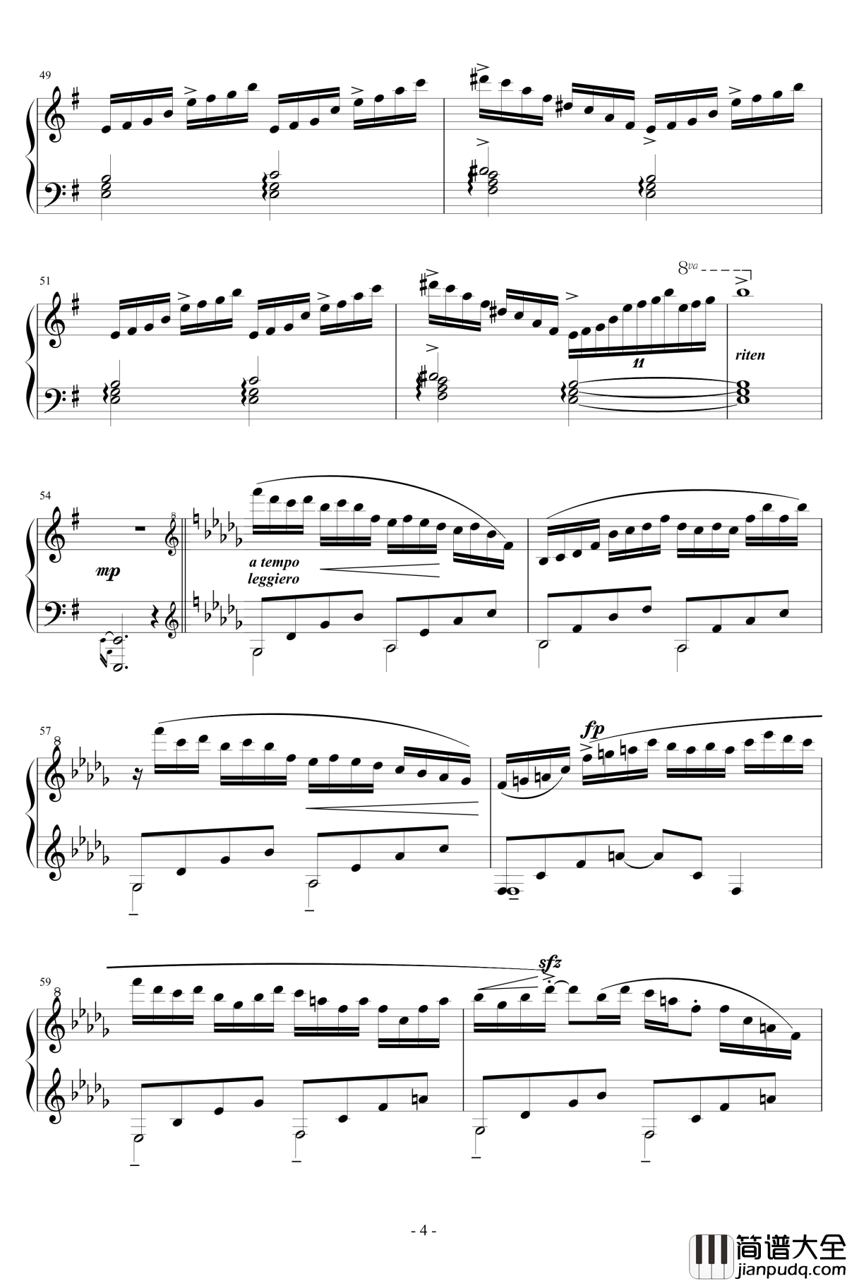 月まで届け、不死の煙钢琴谱_东方project_幻想游戏