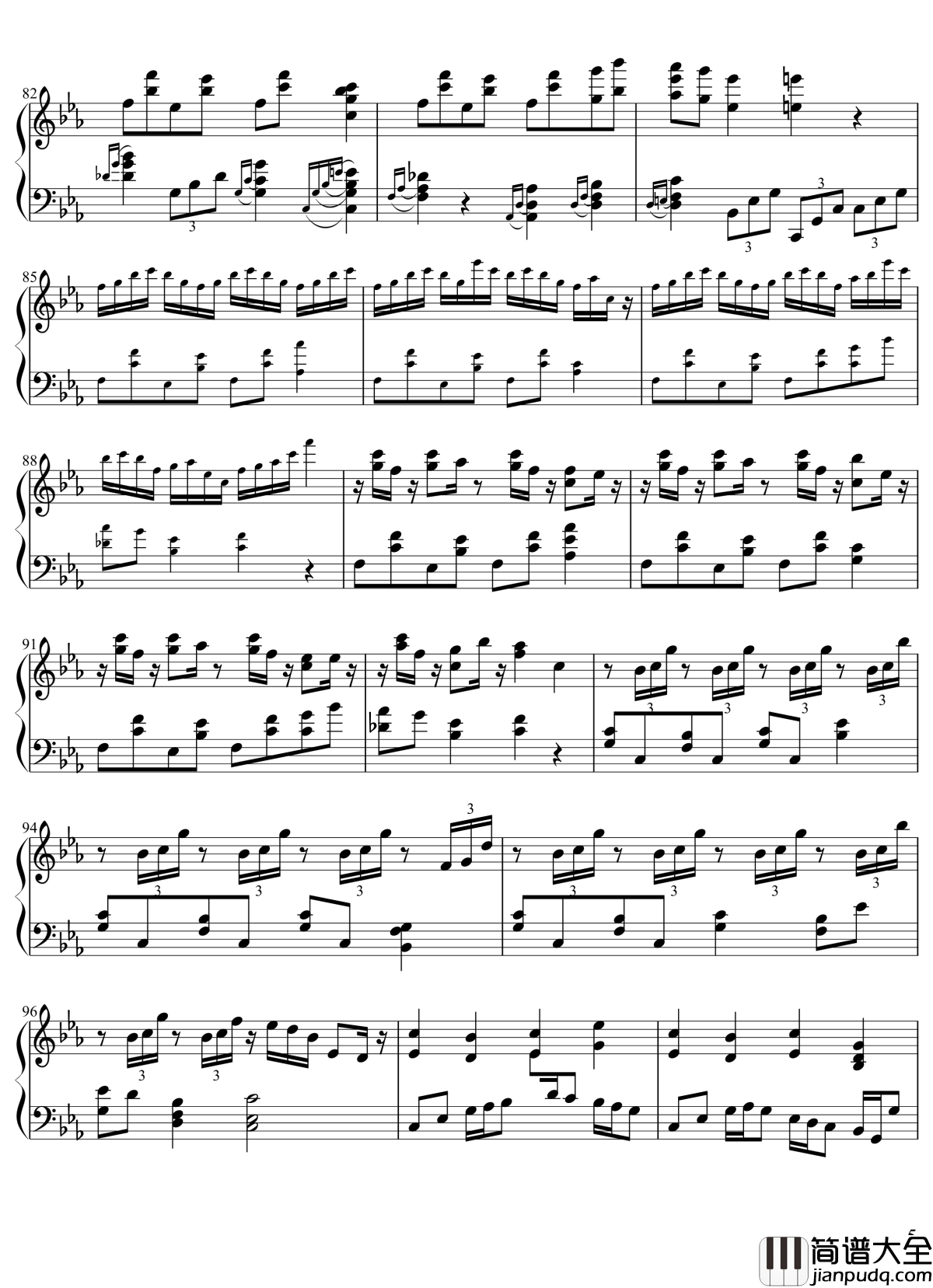 原初的节拍_~_Pristine_Beat钢琴谱_东方辉针城_东方project