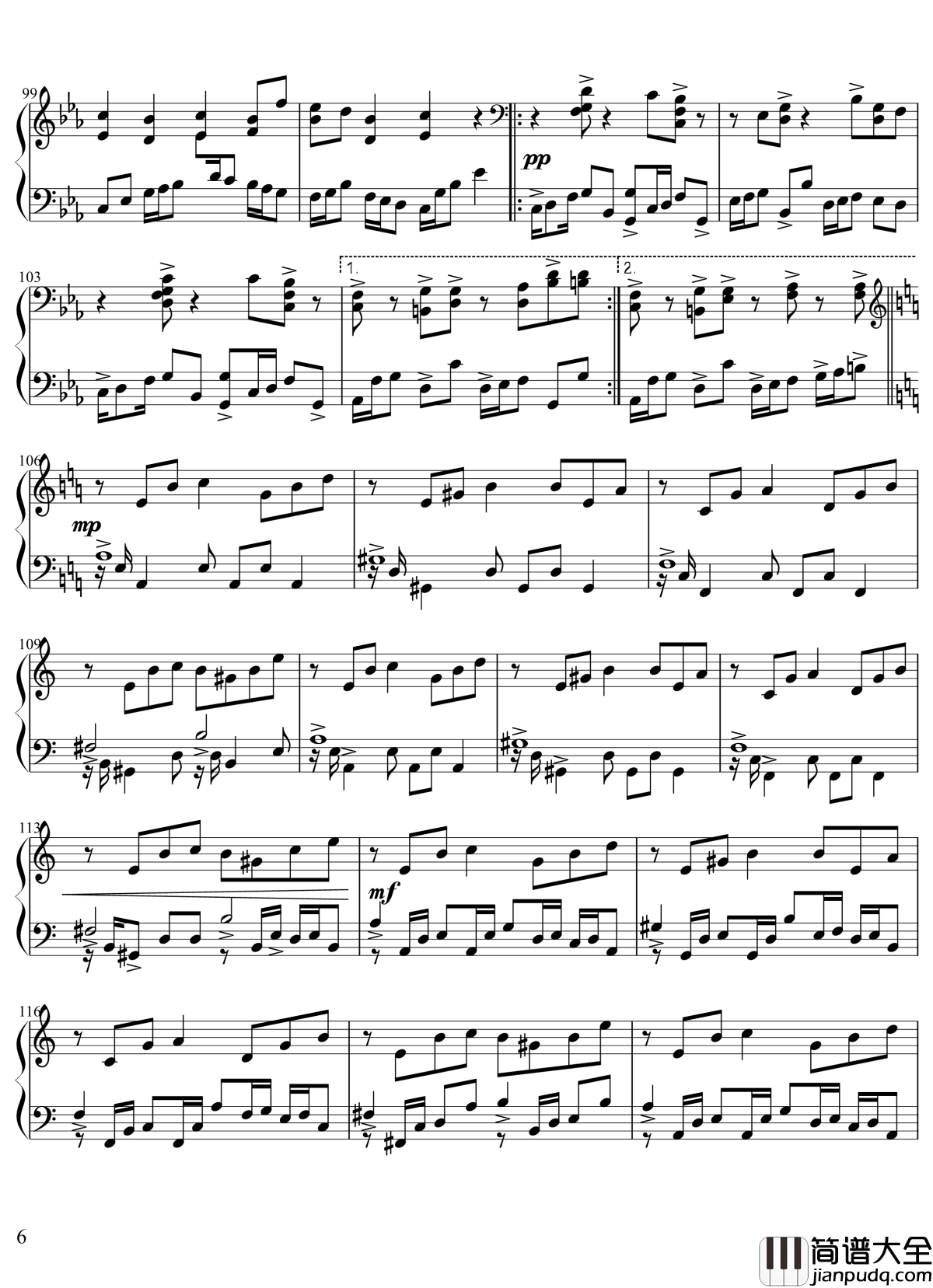 原初的节拍_~_Pristine_Beat钢琴谱_东方辉针城_东方project