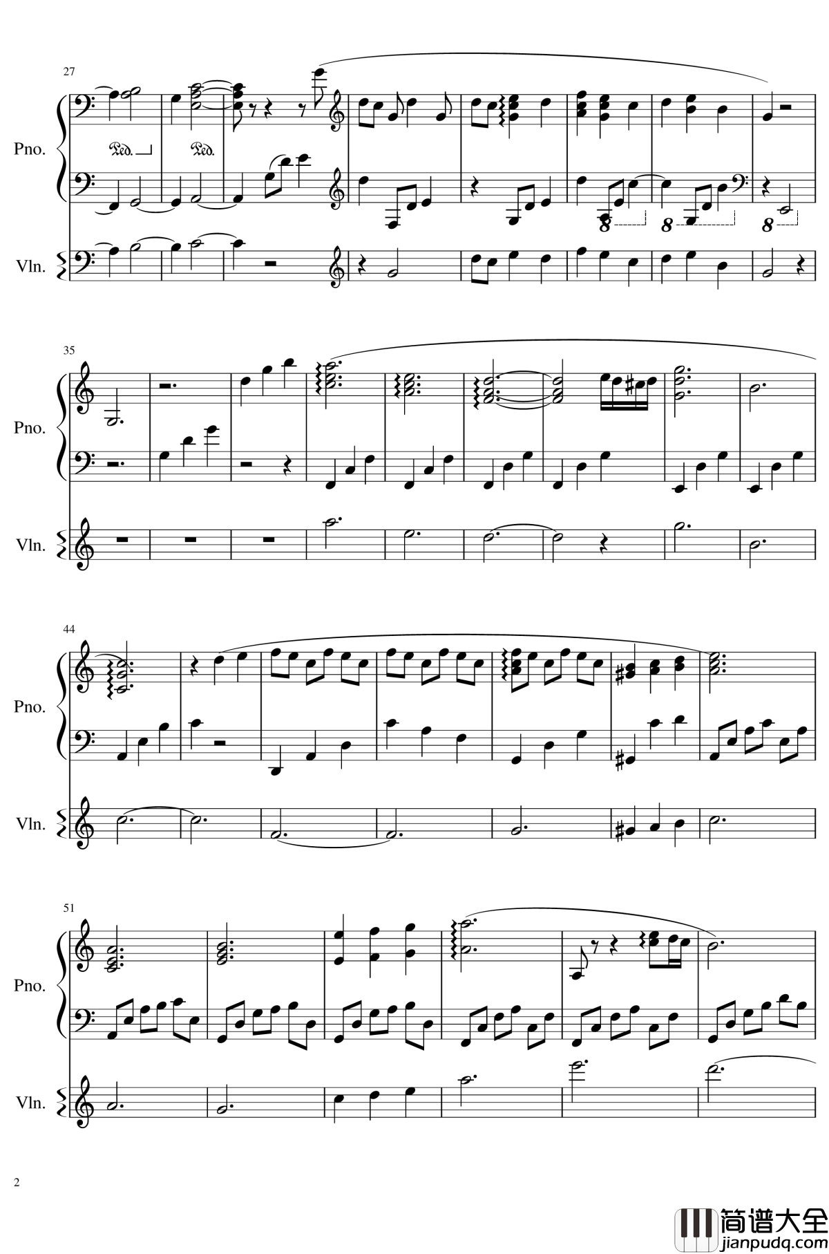 私の嘘钢琴谱_横山克