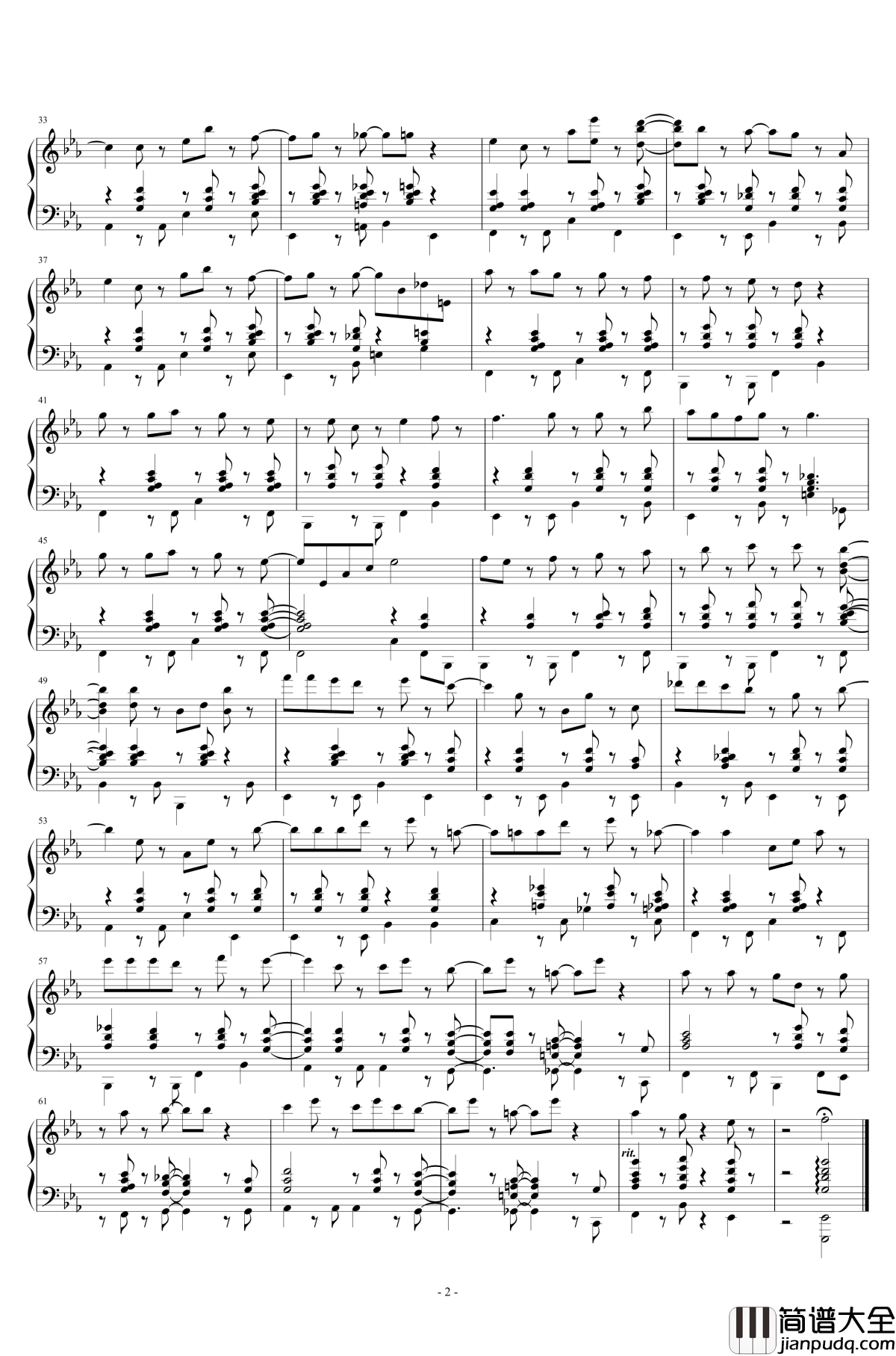 angel's_sunday钢琴谱_押尾桑