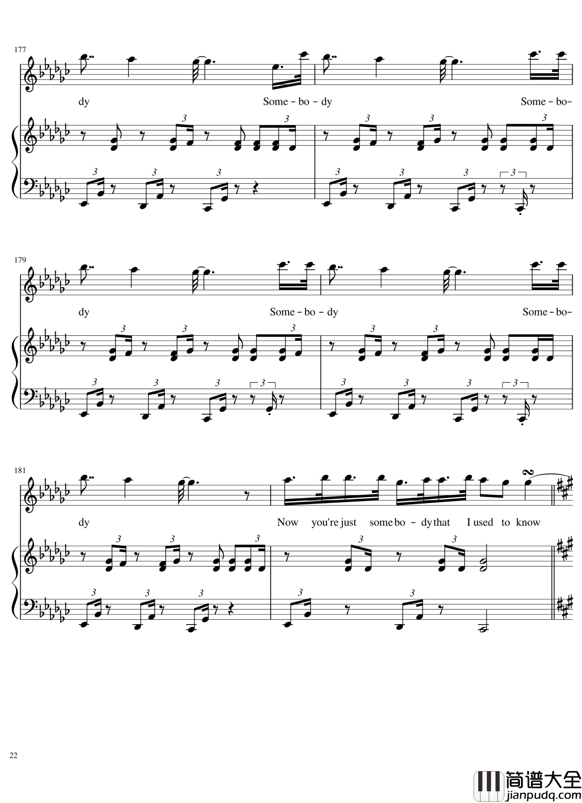 演唱会歌曲串烧钢琴谱_弹唱谱_华晨宇